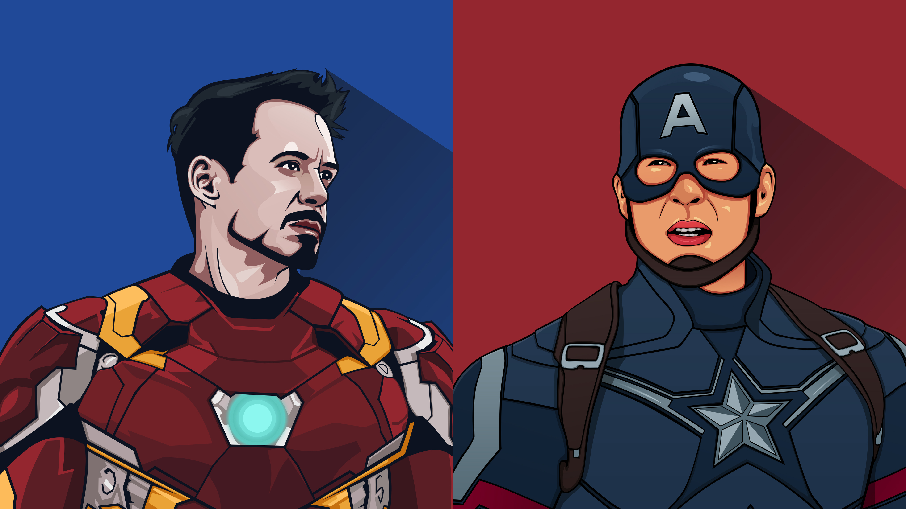 Тони Старк Железный Капитан Америка