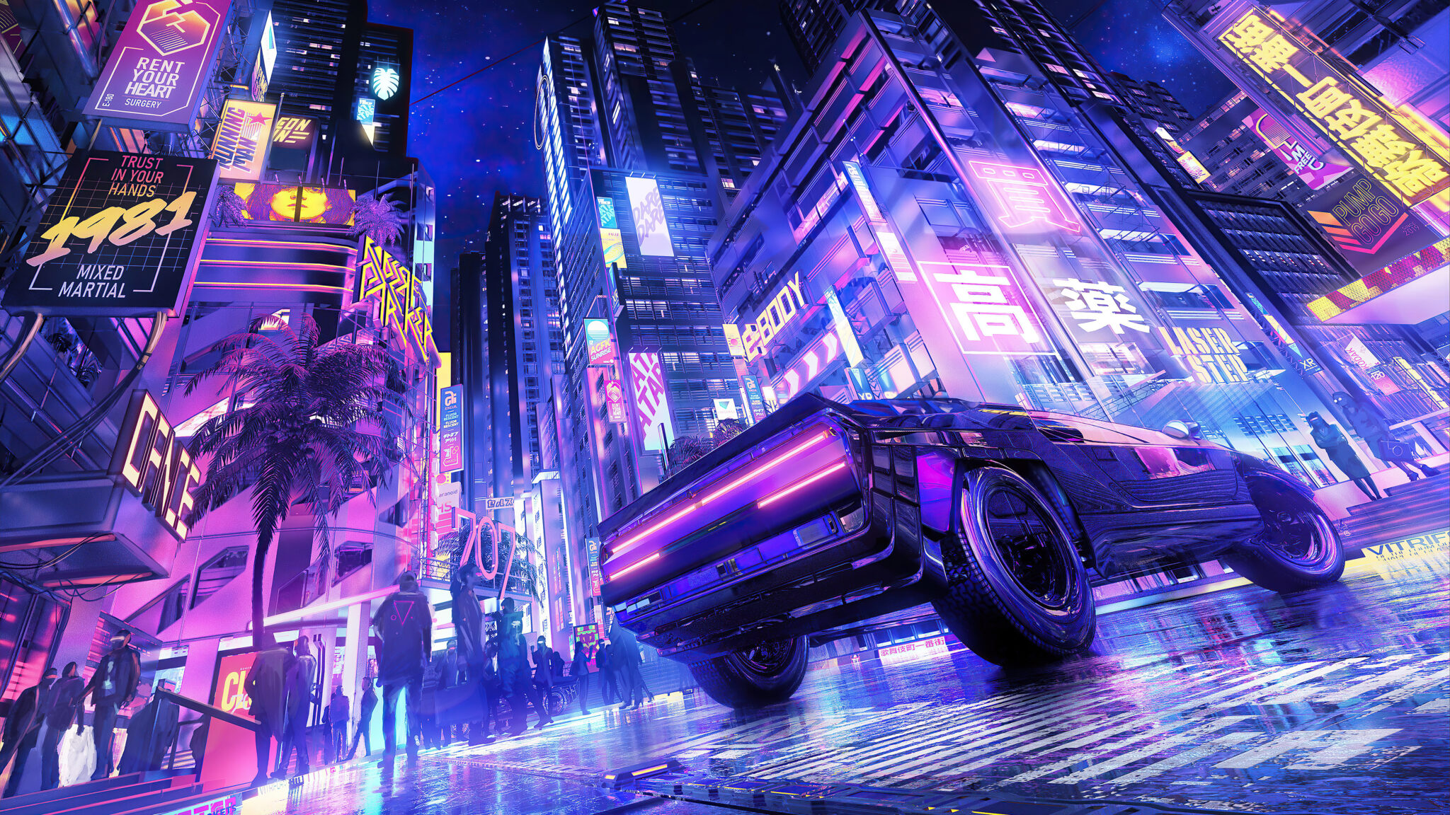 Anime Cyberpunk Scifi City Hd Anime 4k Wallpapers