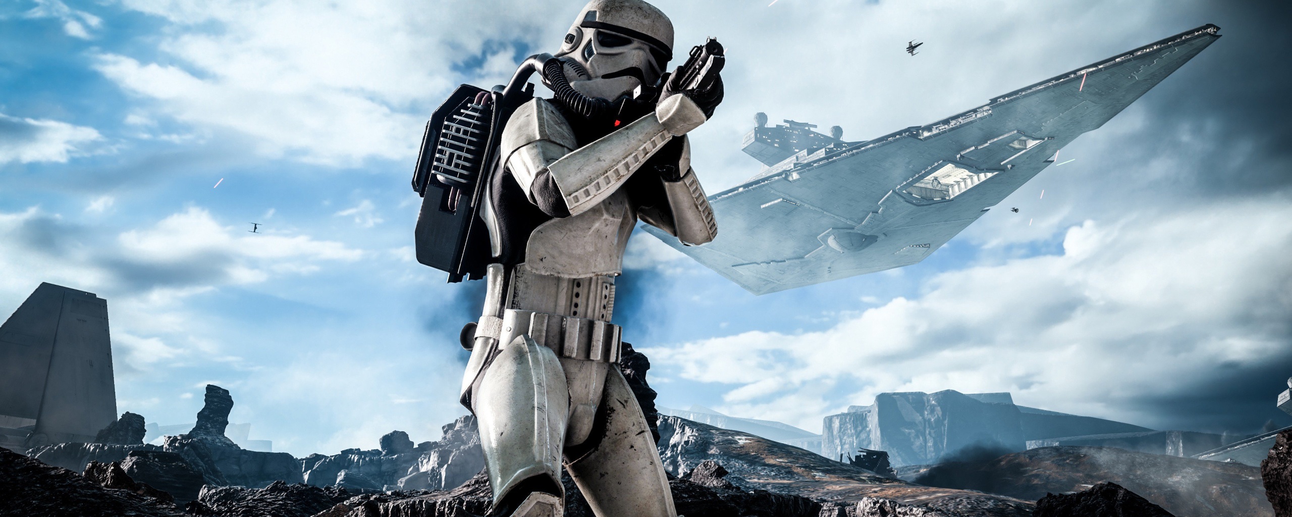 Stormtrooper Dual Monitor Wallpaper / Tools for windows users with dual