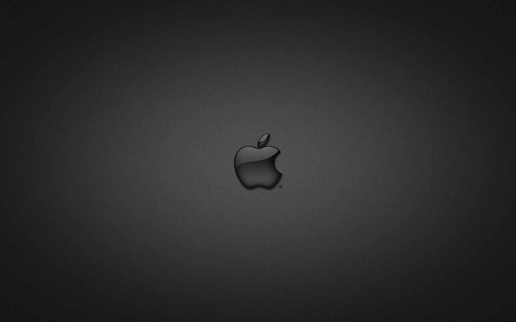 Wallpaper 4k Apple in Glass Black Wallpaper