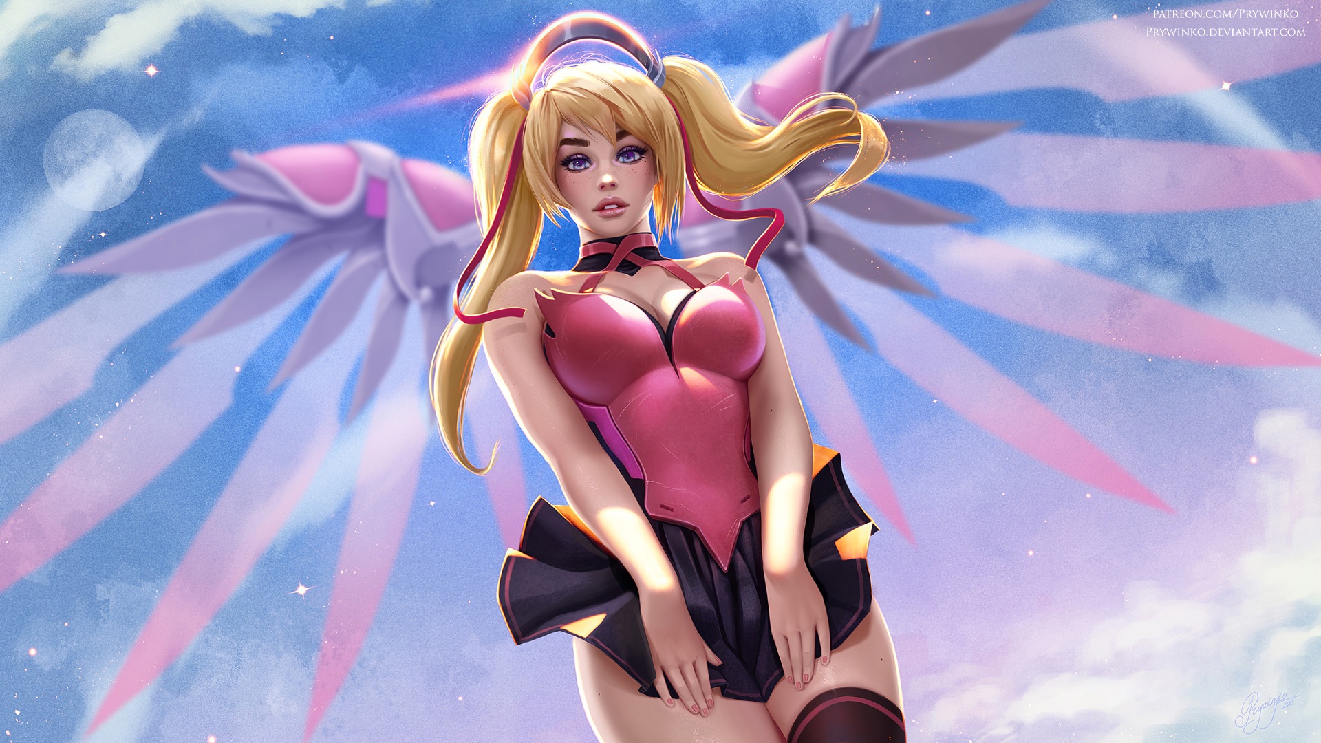 Mercy Overwatch Art Free 4k Wallpapers 40000 Free 4k Wallpapers Pixel4k 