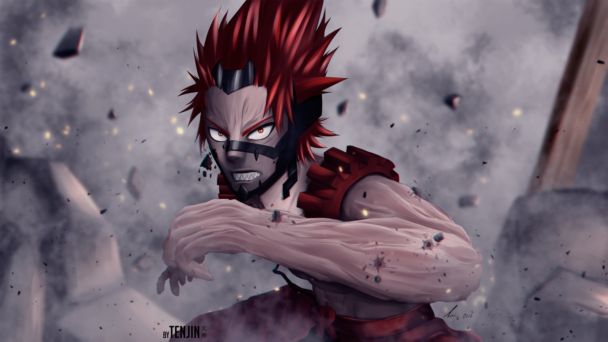 Wallpaper 4k Eijiro Kirishima My Hero Academia 4k 4k Wallpapers