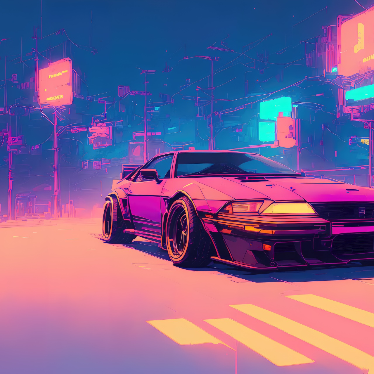 Inkpunk Car Ride Art 5k (3840×2160) - 4k Wallpapers - 40.000+ ipad ...