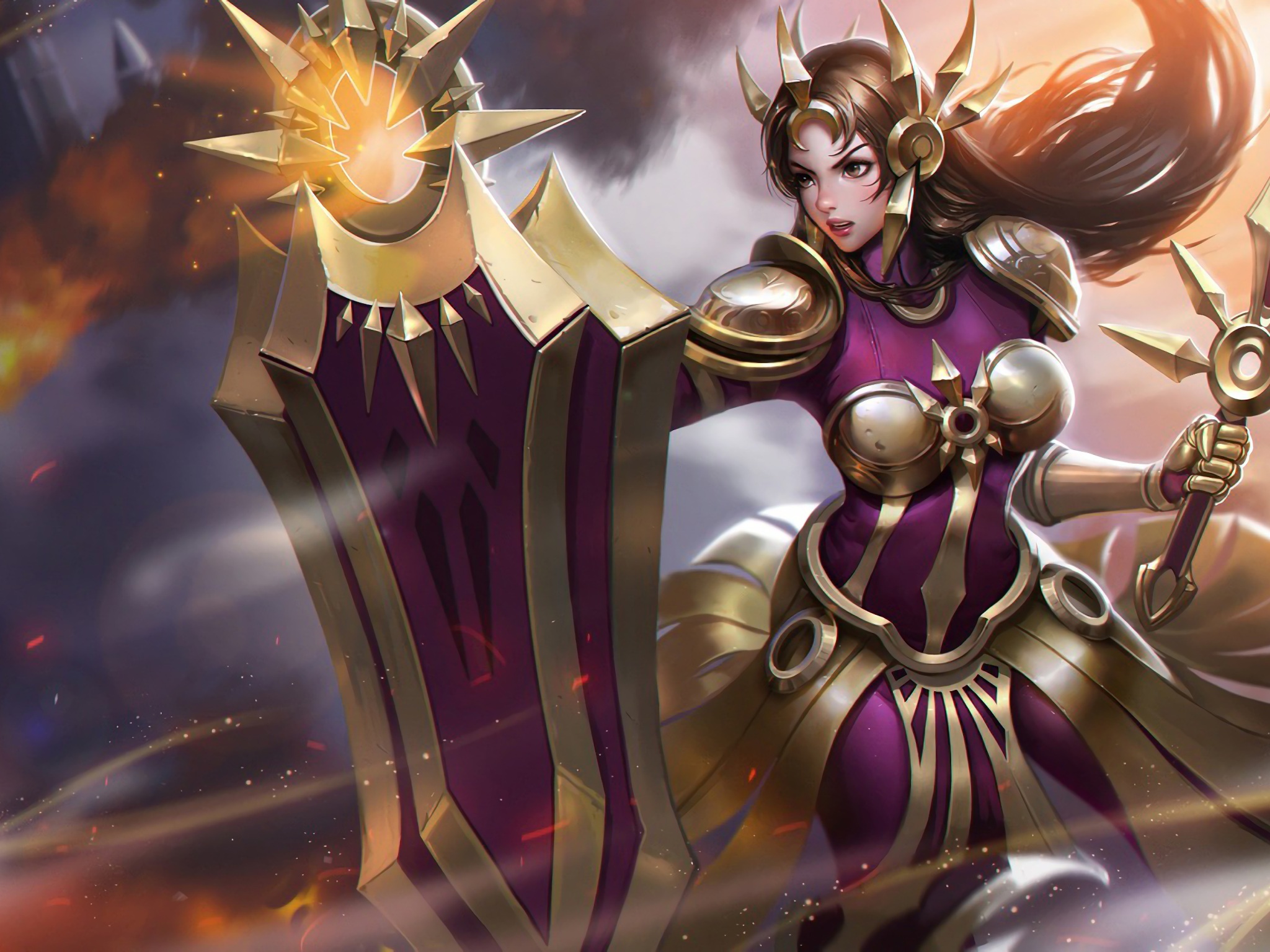 league of legends leona wallpaper 1920x1080