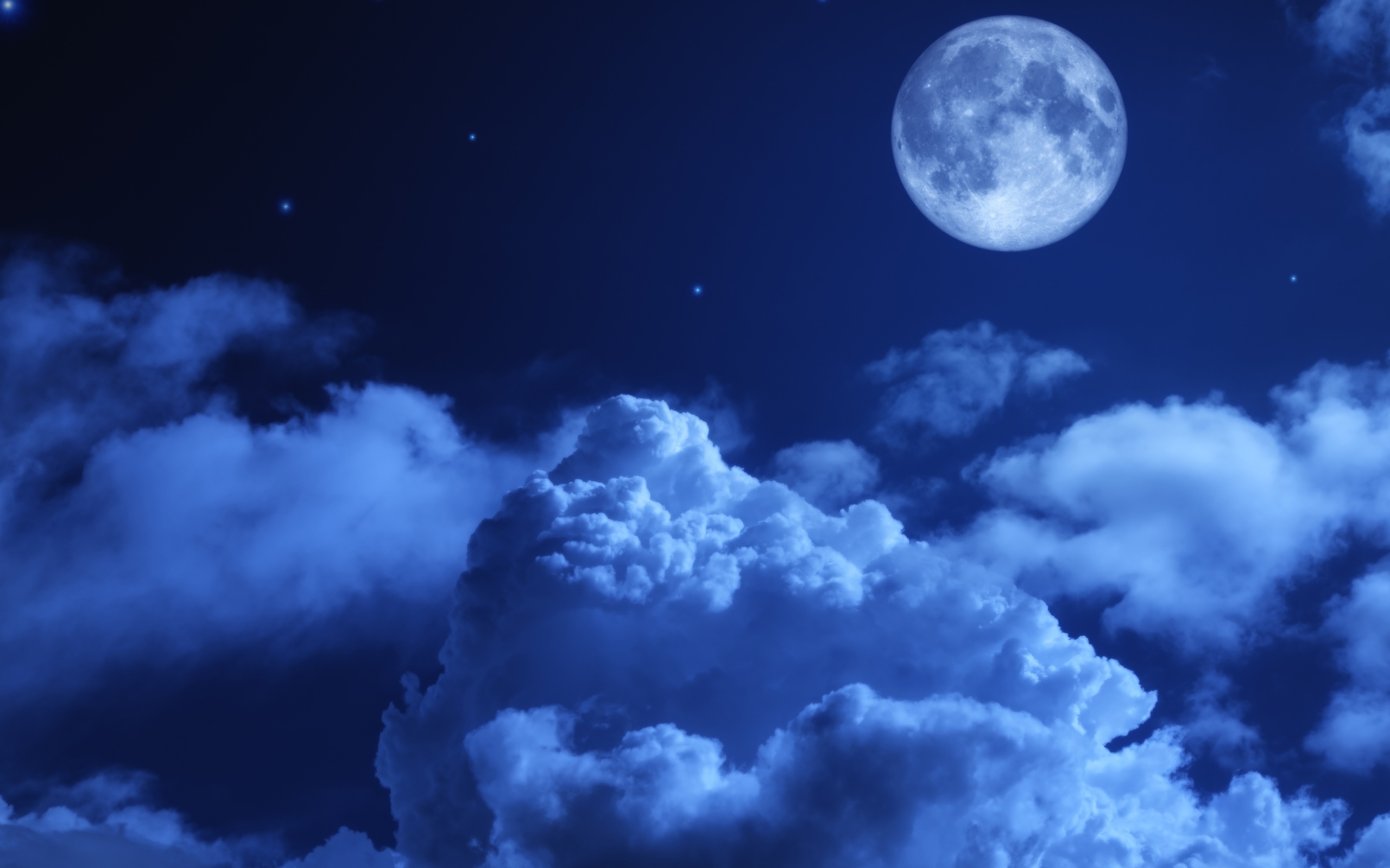 Moon Night Sky Clouds 4k - Free 4k Wallpapers - 40.000+ Free 4k ...