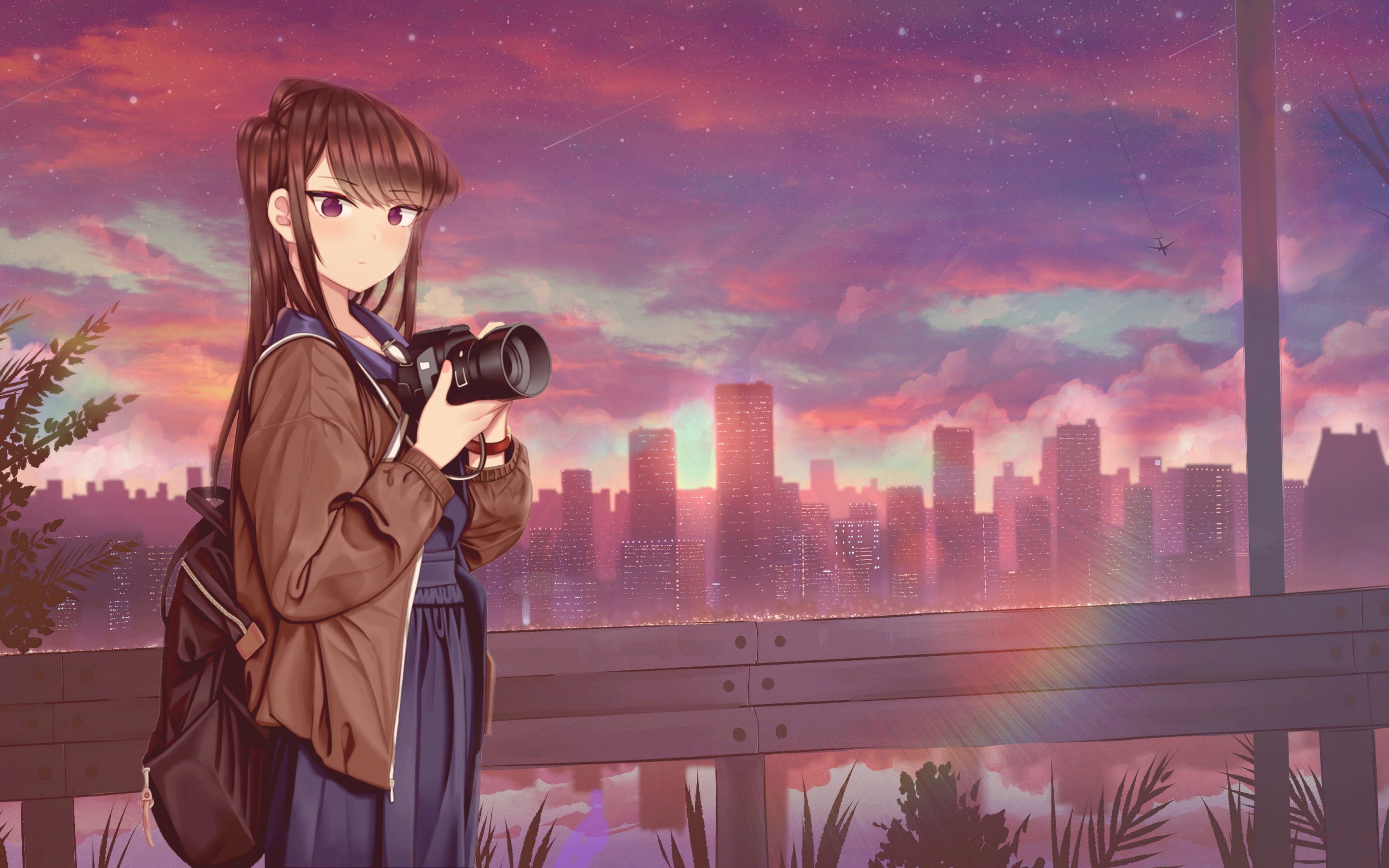 Anime Sunset 4k Ultra HD Wallpaper by Abyss