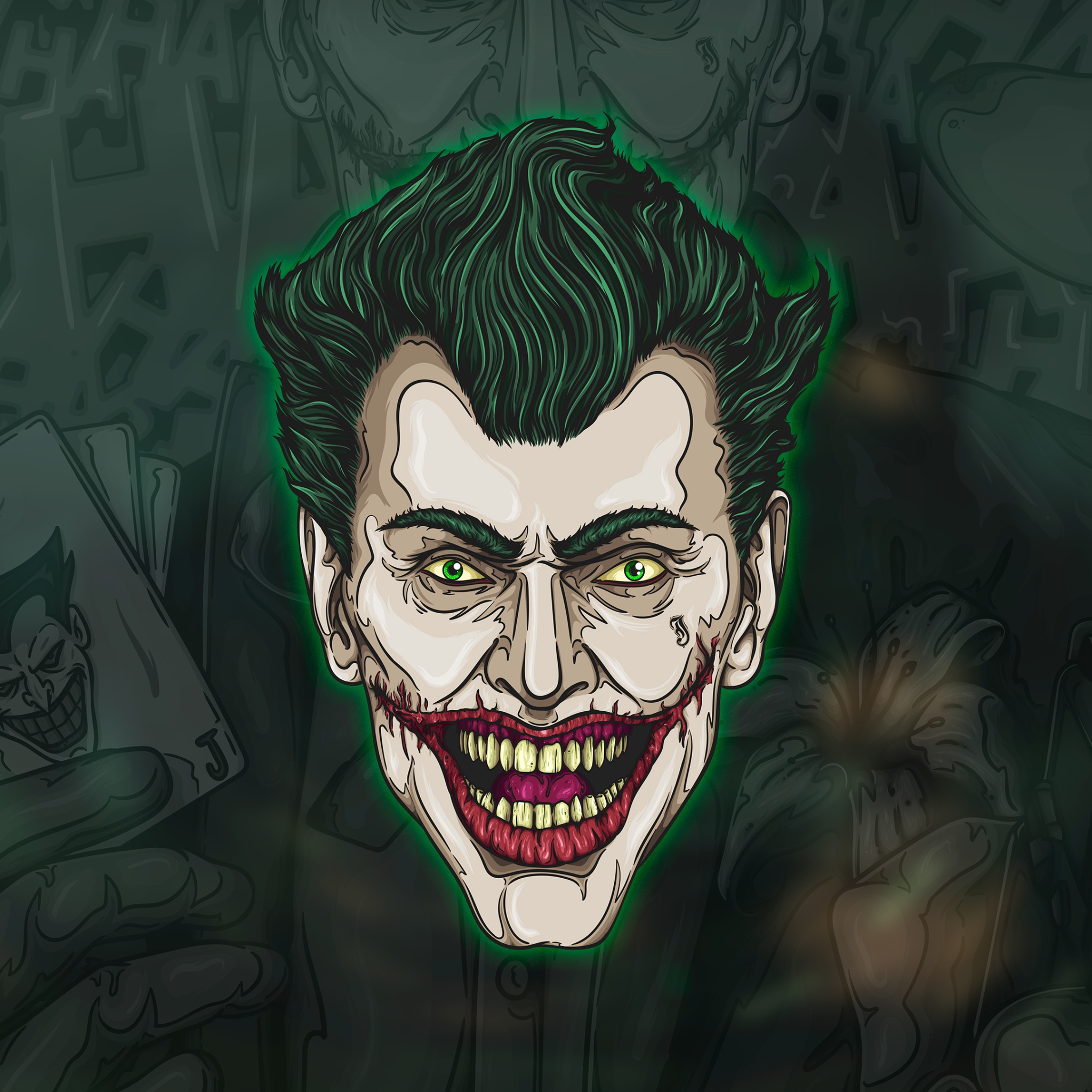 Joker Face Art - Free 4k Wallpapers - 40.000+ Free 4k Wallpapers - Pixel4k