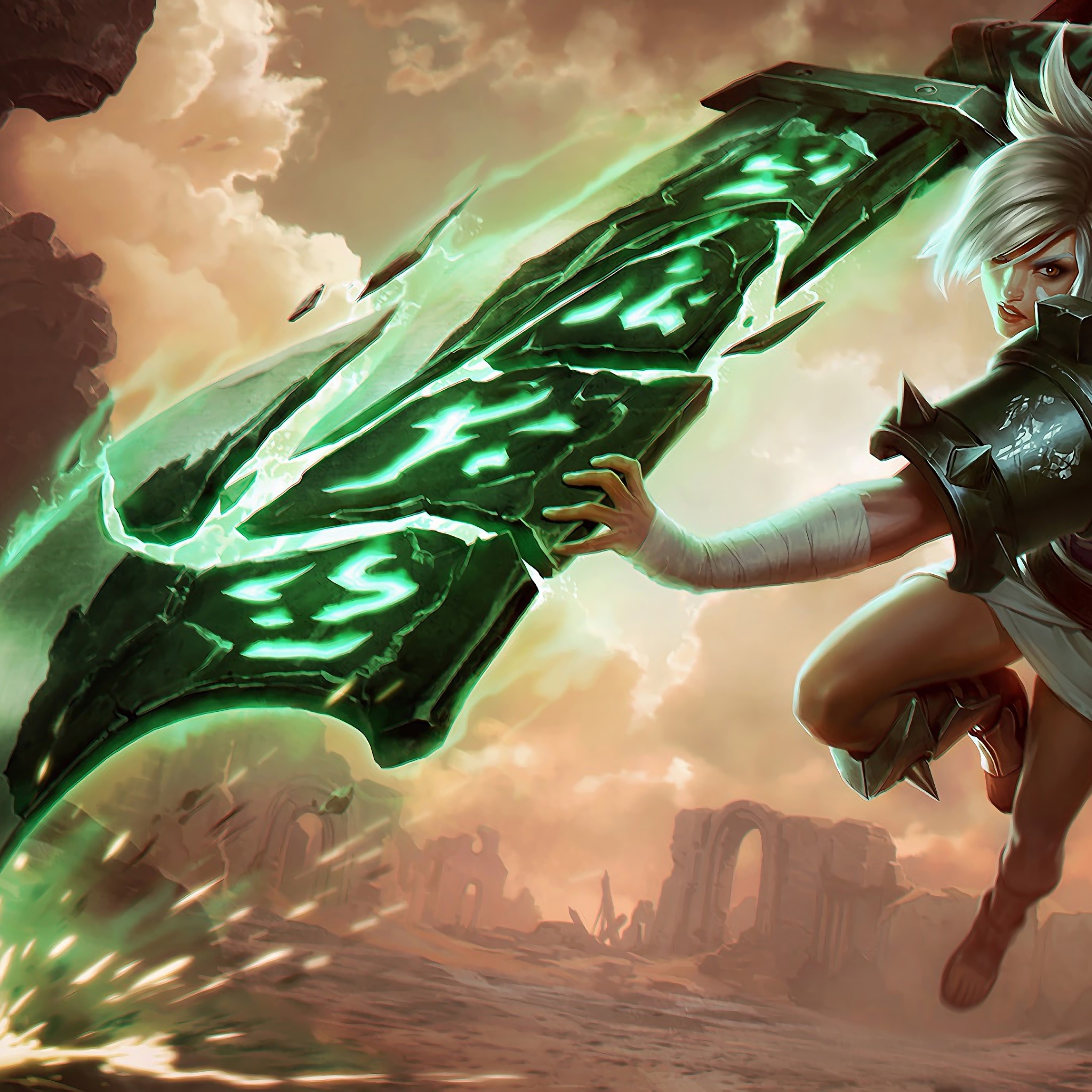 league of legends riven splash art