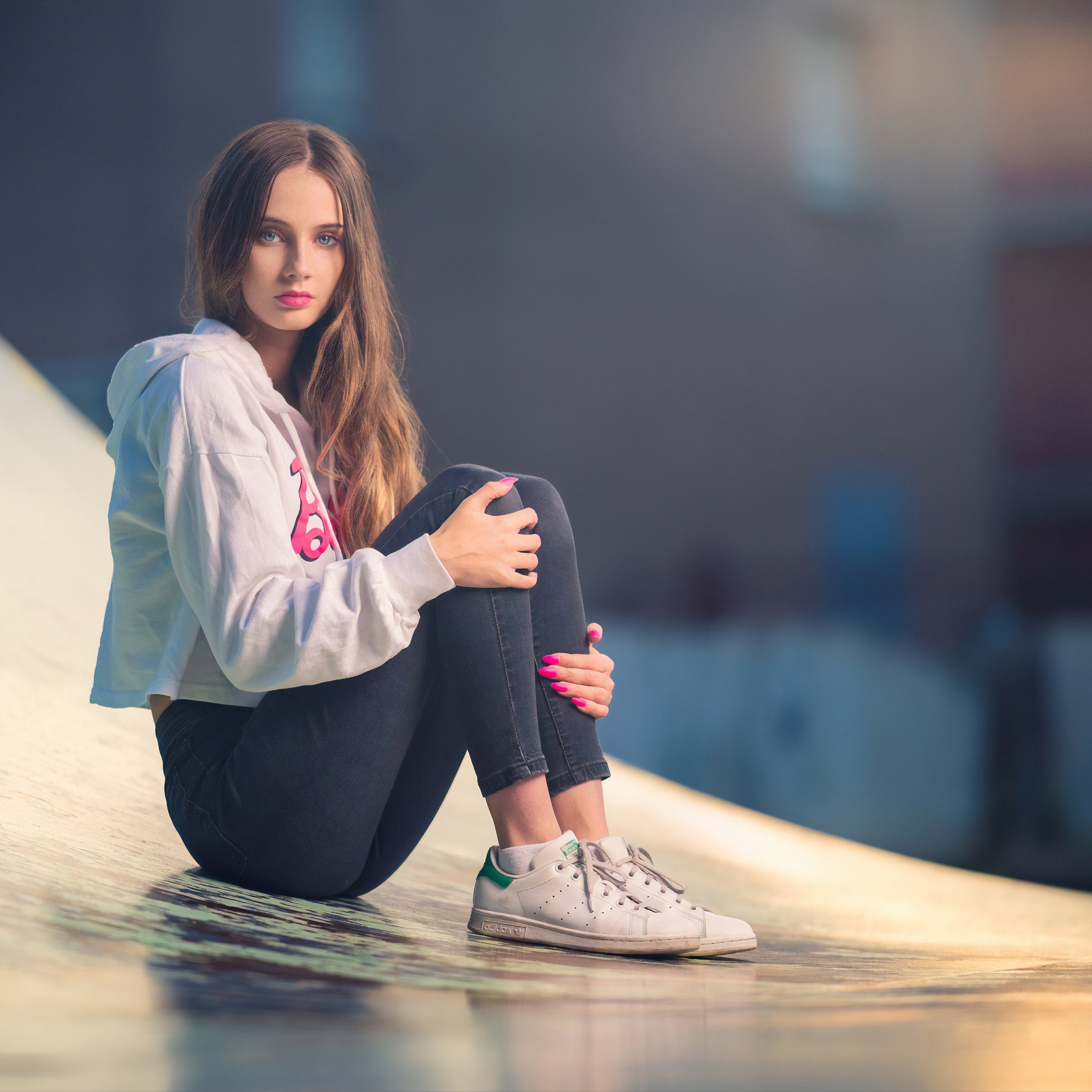 Girl Skate Park Looking At Viewer - 4k Wallpapers - 40.000+ ipad ...