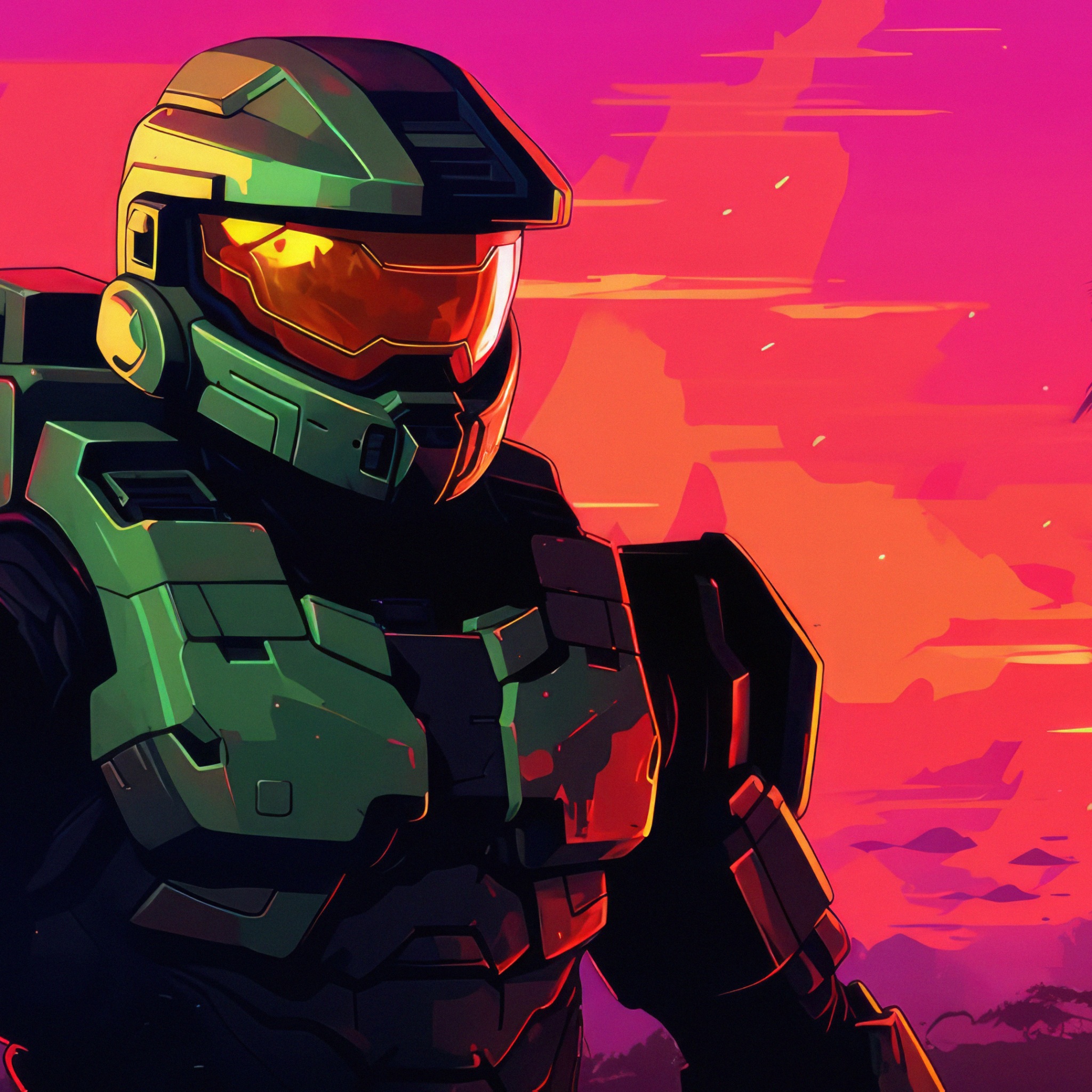 Hotline Miami Master Chief From Halo 2023 - 4k Wallpapers - 40.000 ...