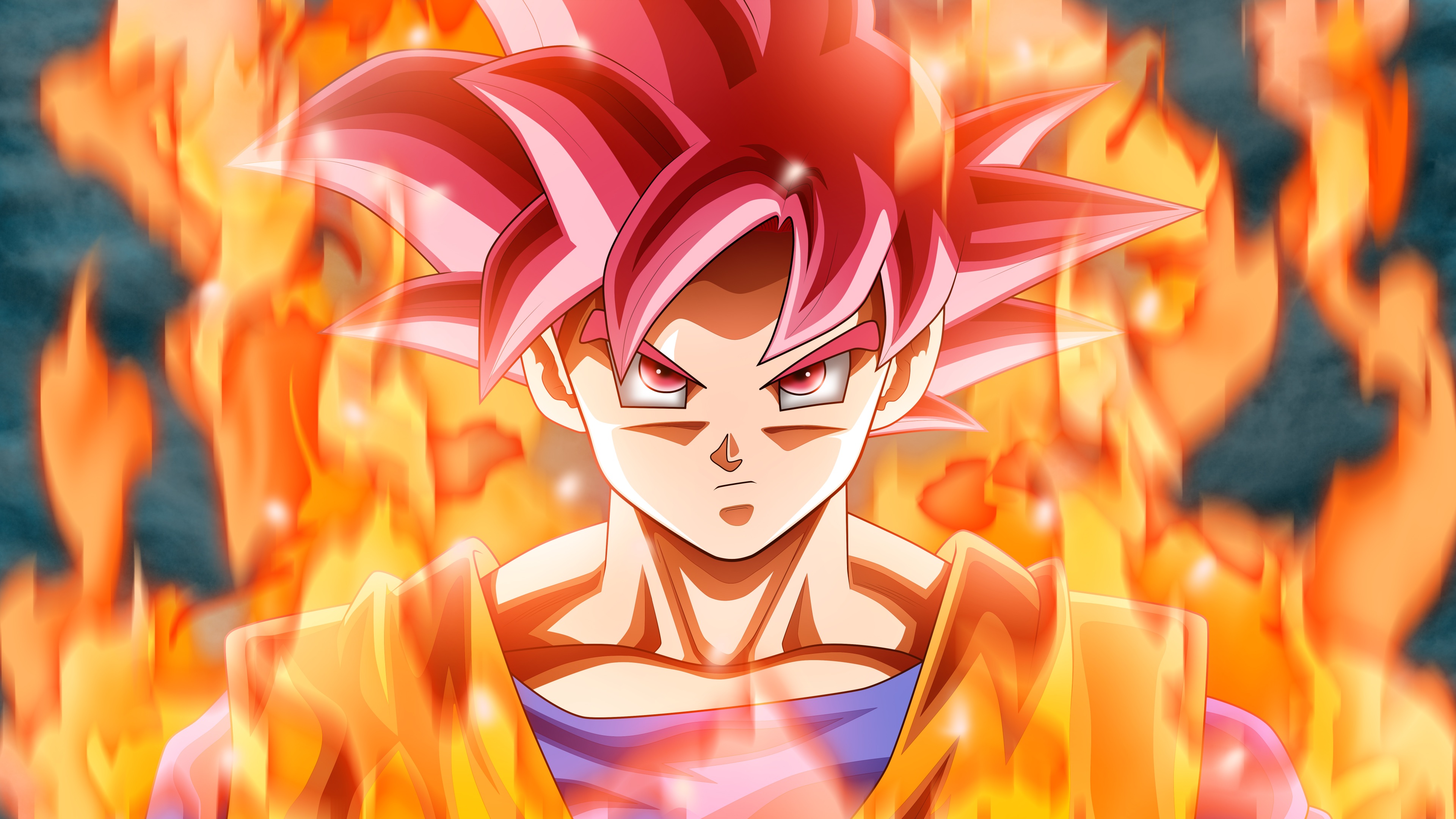 Goku Wallpaper 4K, Dragon Ball Z, 5K