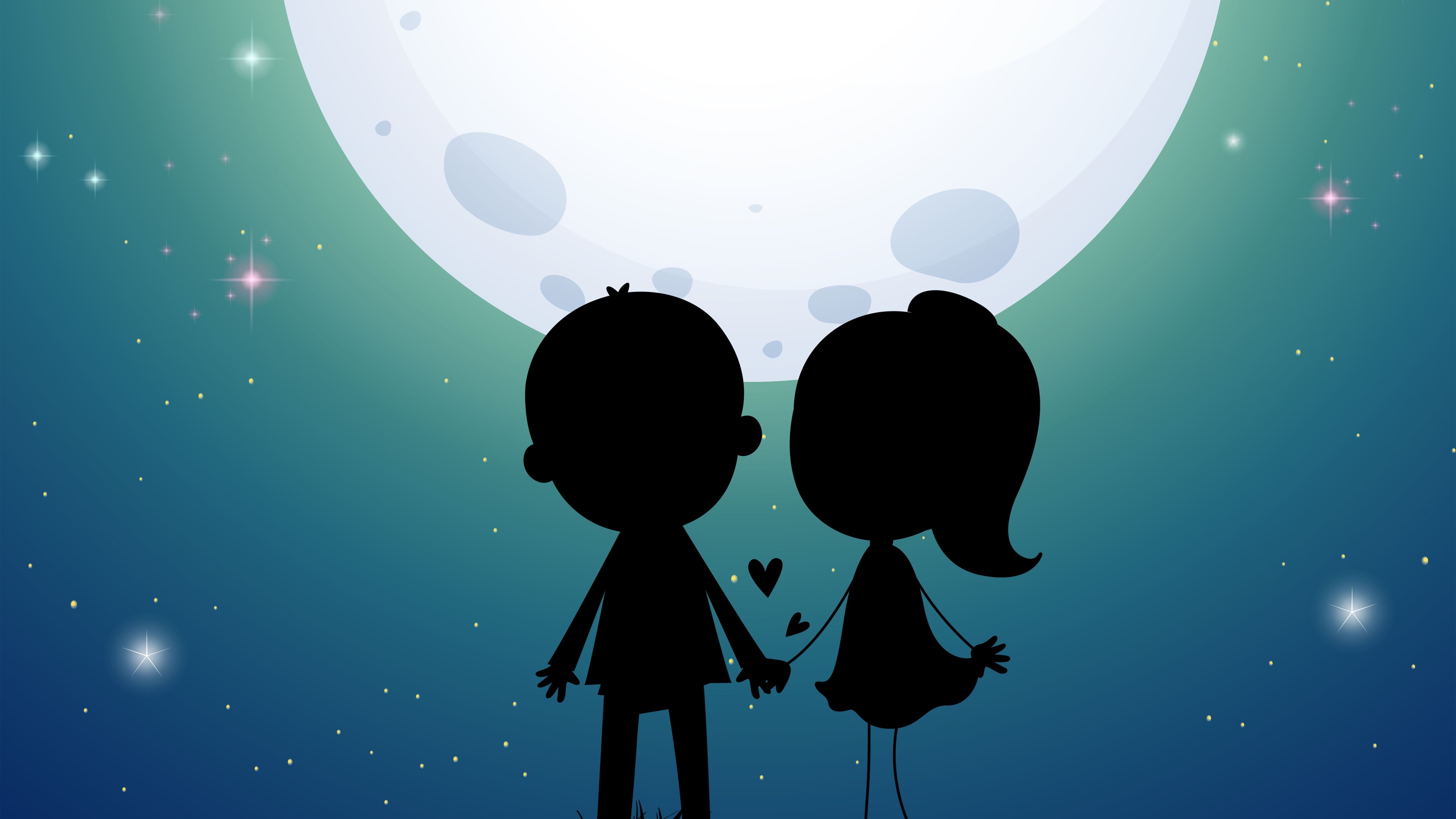 Couple Silhouette Art - 4k Wallpapers - 40.000+ ipad wallpapers 4k - 4k ...