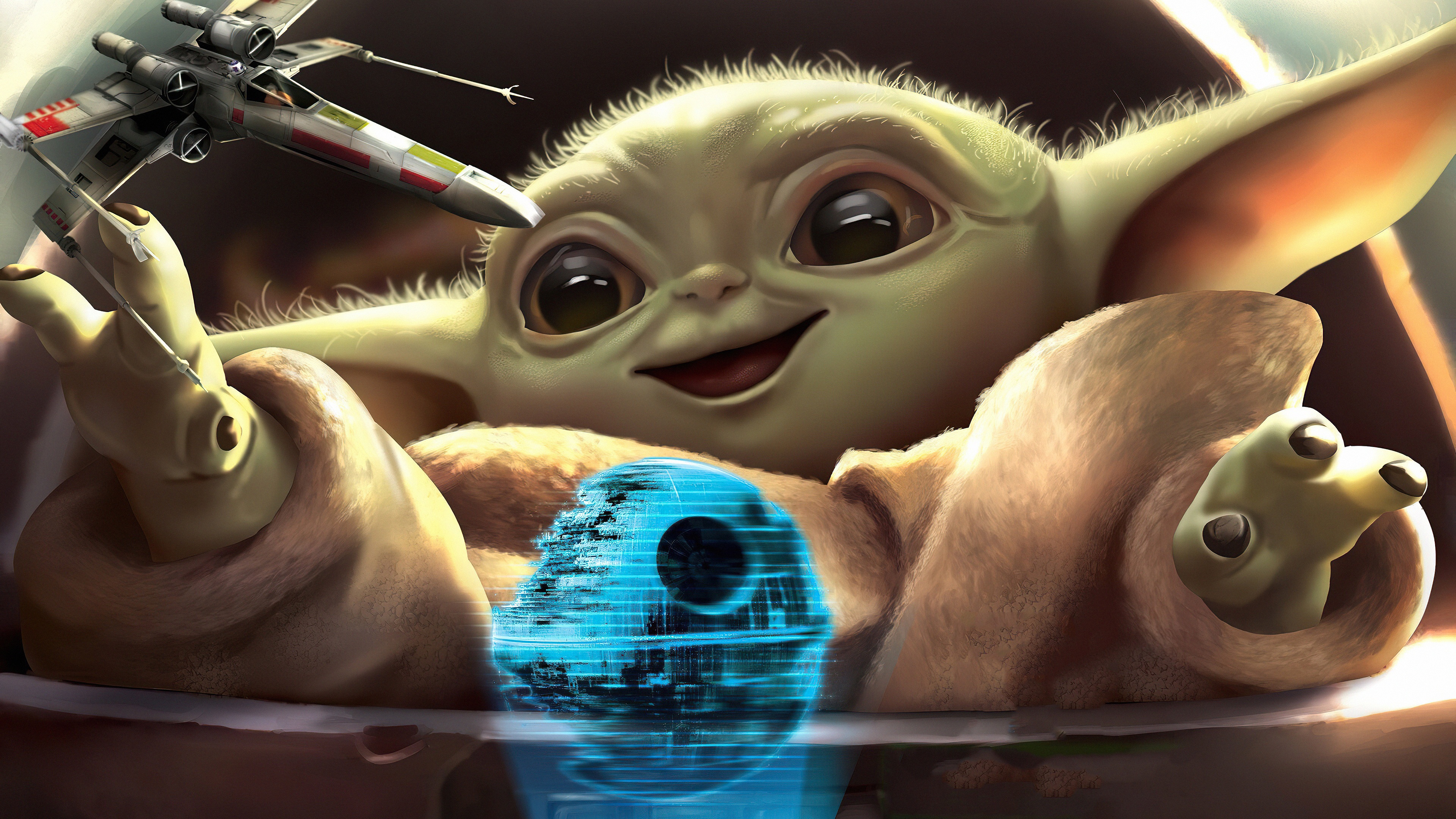 Wallpaper 4k Baby Yoda