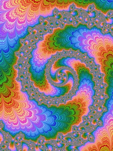 fractal, multicolored, rotation, patterns 4k - 4k Wallpapers - 40.000 ...