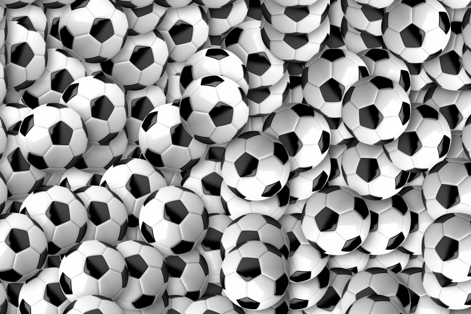 soccer balls, football, texture, many 4k - 4k Wallpapers - 40.000+ ipad ...