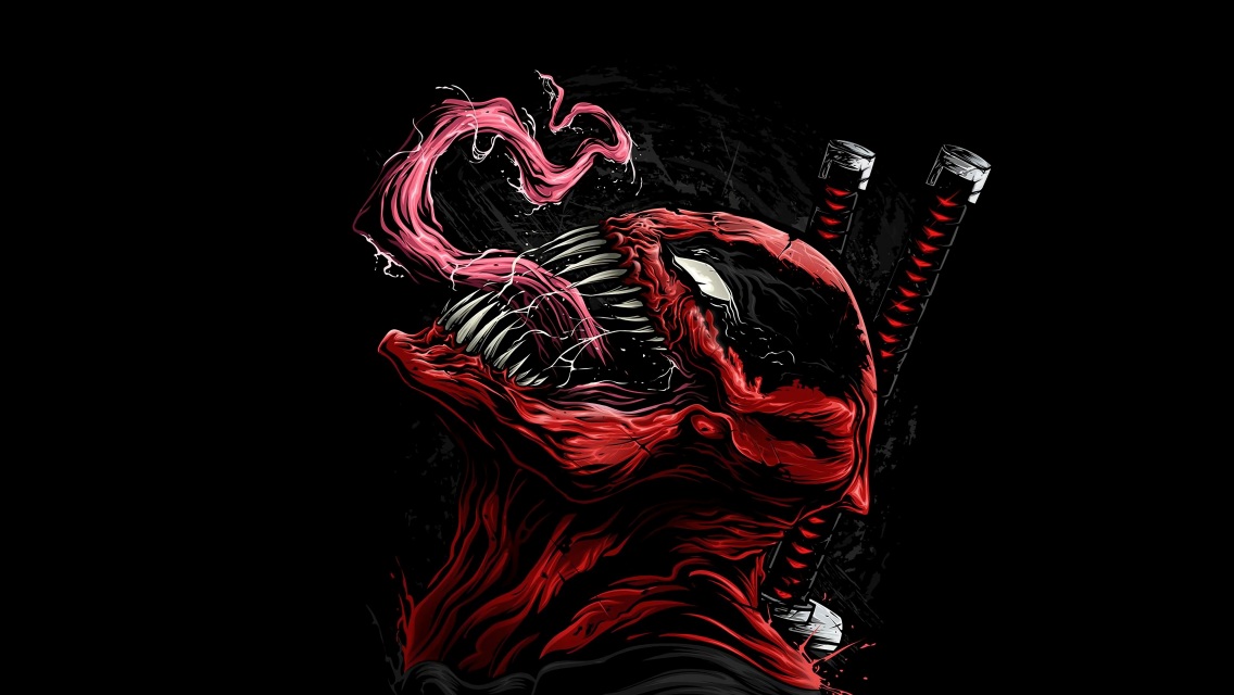 Wallpaper Deadpool Venom 4K sẽ đưa bạn vào một trận chiến đầy mãn nhãn giữa Deadpool và Venom. Hãy tận hưởng sự cân bằng hoàn hảo giữa đồ họa 4K và chi tiết trong bức hình này.