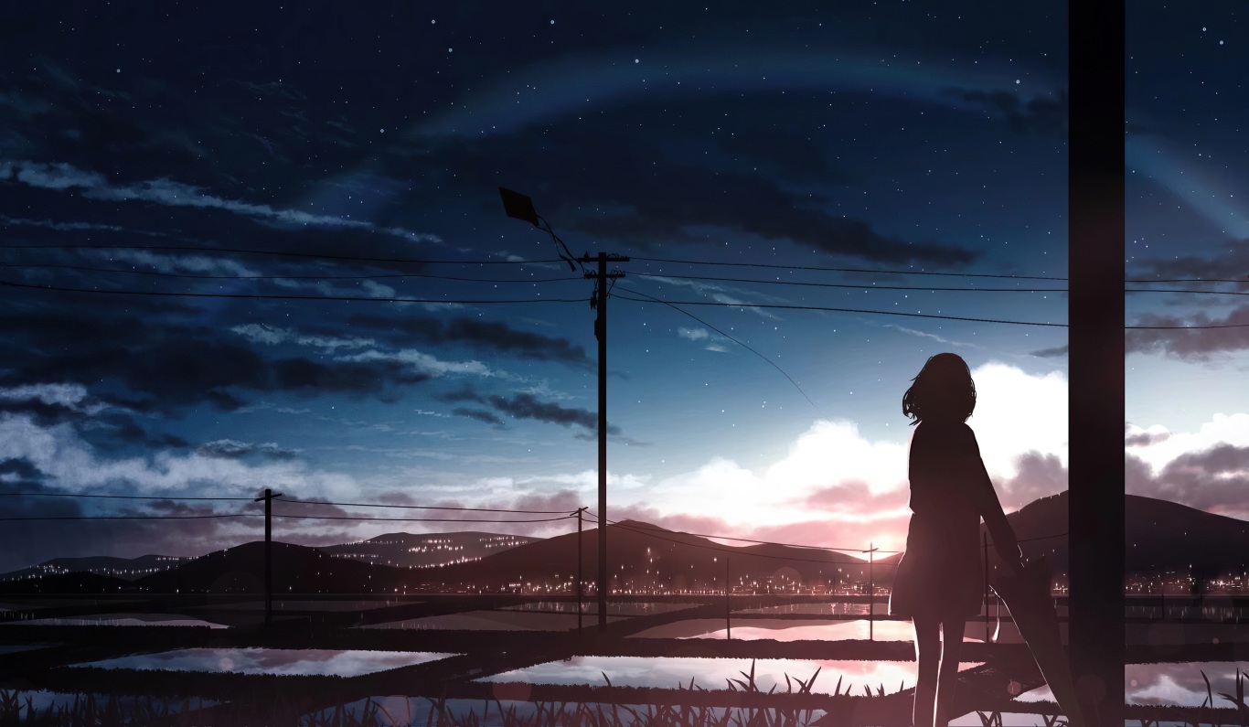 Anime Girl Moescape Alone Standing - Free 4k Wallpapers - 40.000+ Free ...