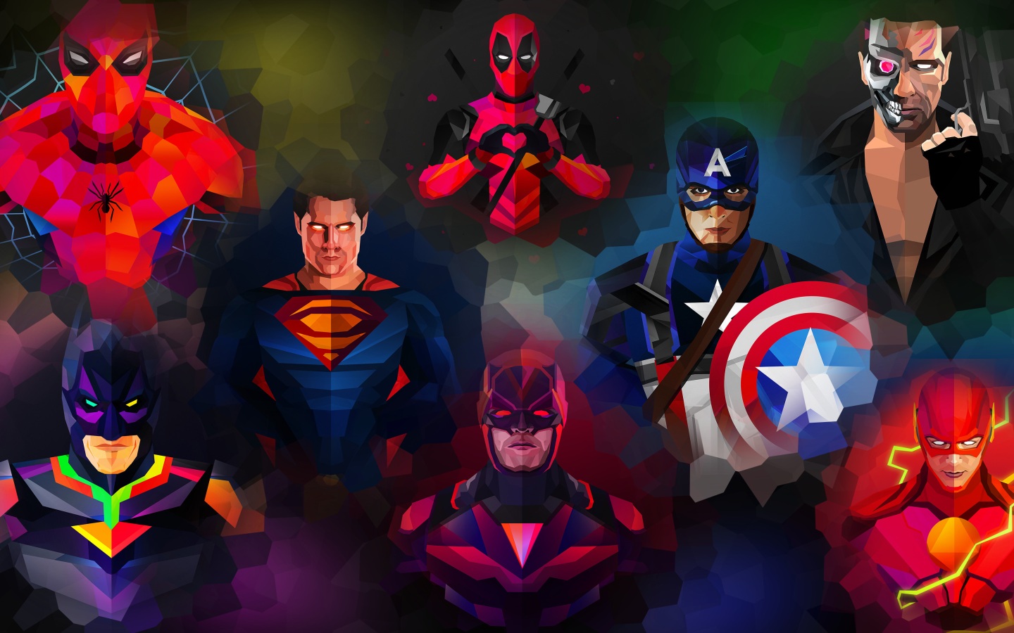 Marvel And Dc Low Poly Art - 4k Wallpapers - 40.000+ ipad wallpapers 4k ...