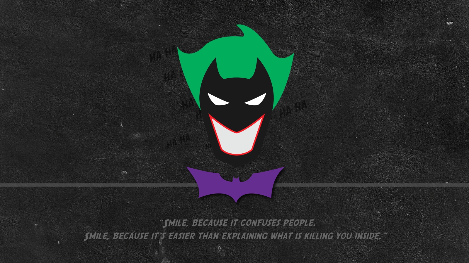 Batman Joker Minimal Typography - 4k Wallpapers - 40.000+ ipad ...