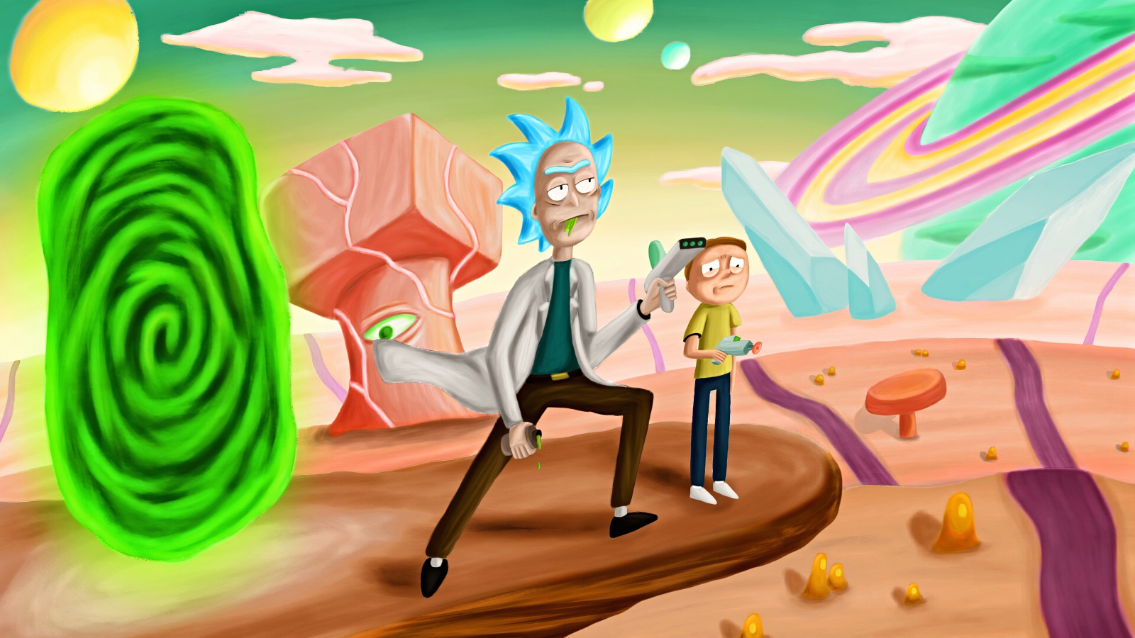 Wallpaper 4k Rick And Morty Season 4 2019