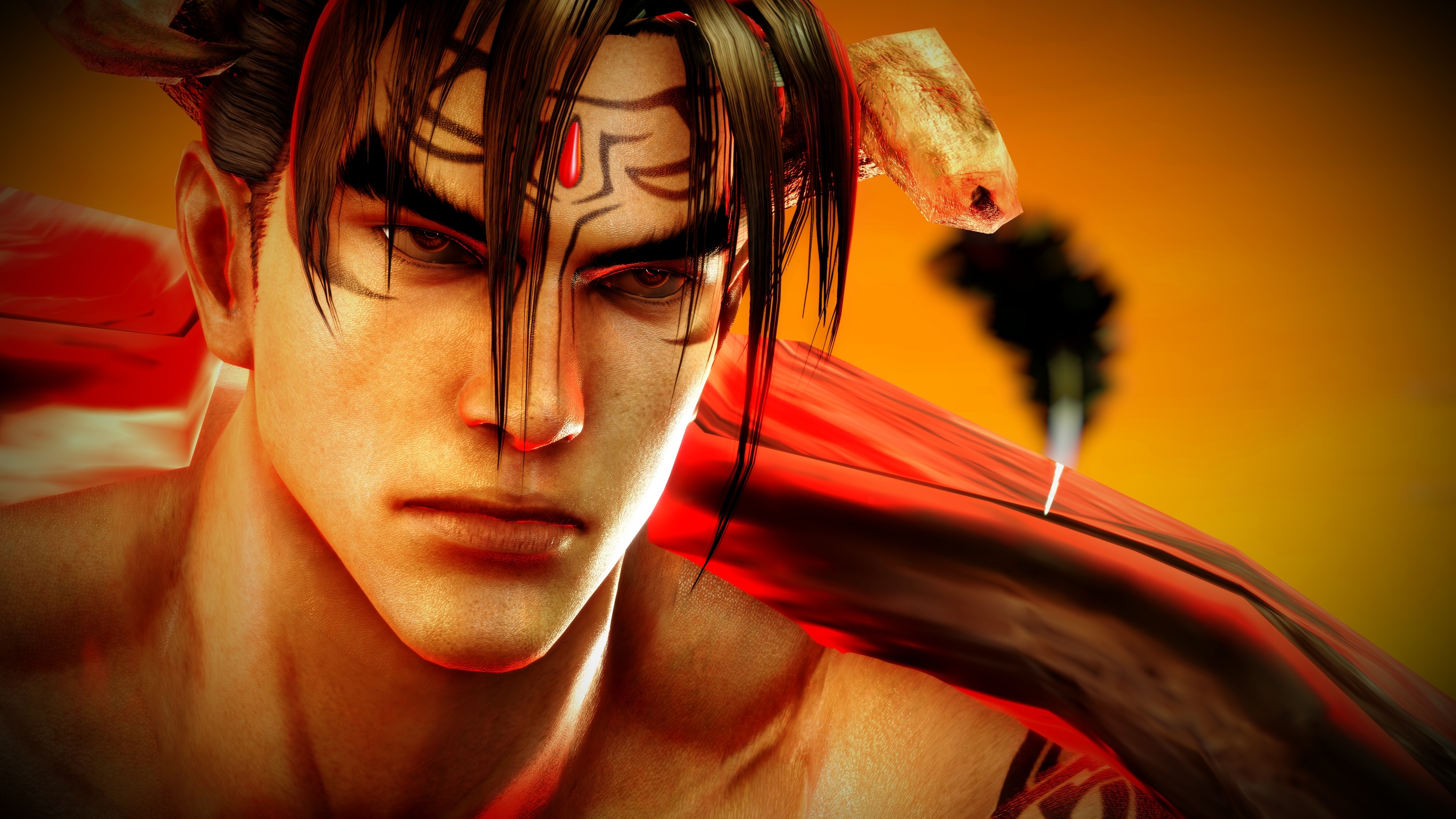 tekken 5 devil jin in city wallpaper