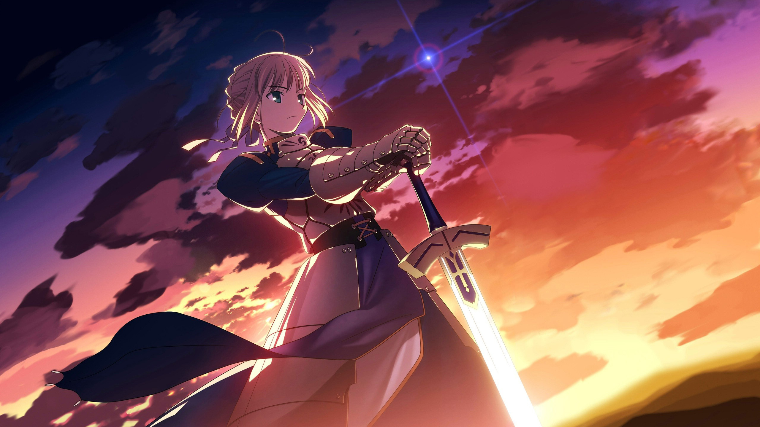 Wallpaper 4k Fate Stay Night Saber Fate Night Saber Soryu Stay