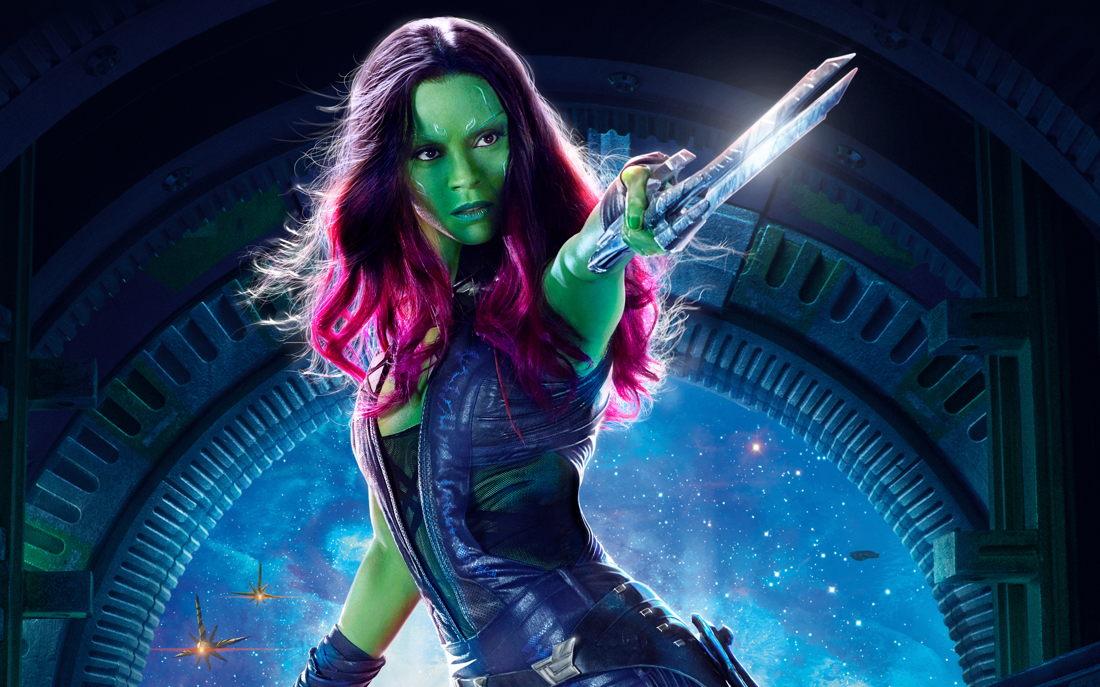 Wallpaper 4k Gamora Guardians Of The Galaxy Vol 2 4k Hd Galaxy