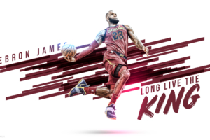 Lebron James NBA Art Wallpaper by skythlee on DeviantArt