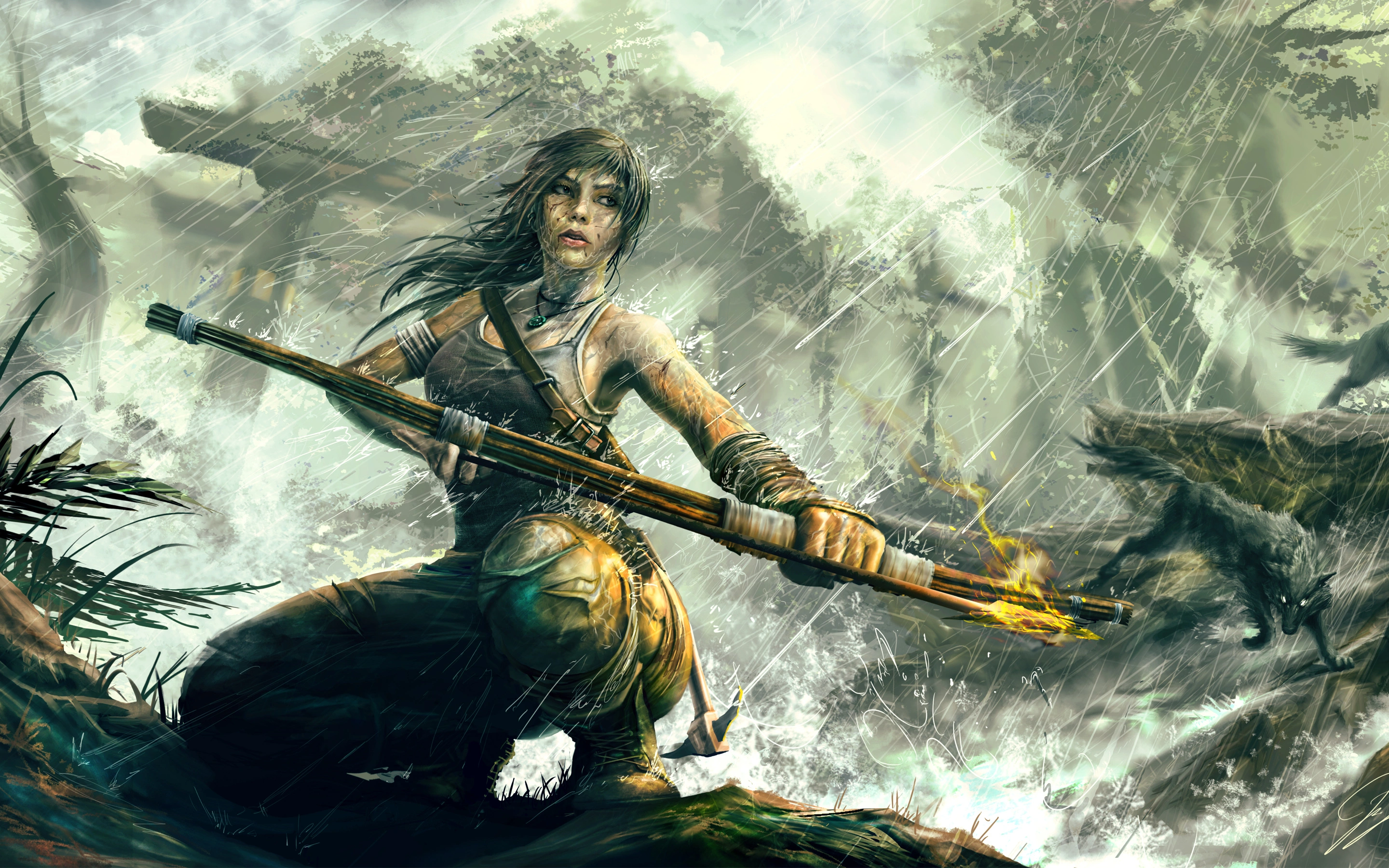 Wallpaper lara croft, tomb raider, Lara Croft for mobile and desktop,  section игры, resolution 2560x1600 - download