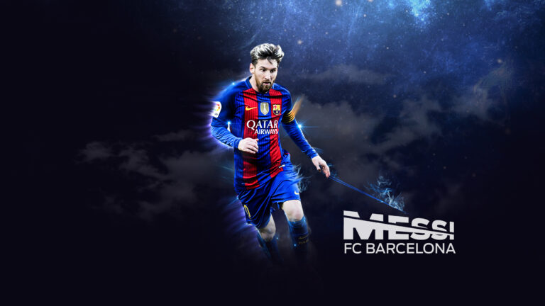 Lionel Messi FC Barcelona Footballer Wallpaper 4K