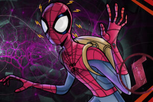 5k spiderman digital art 1536523106