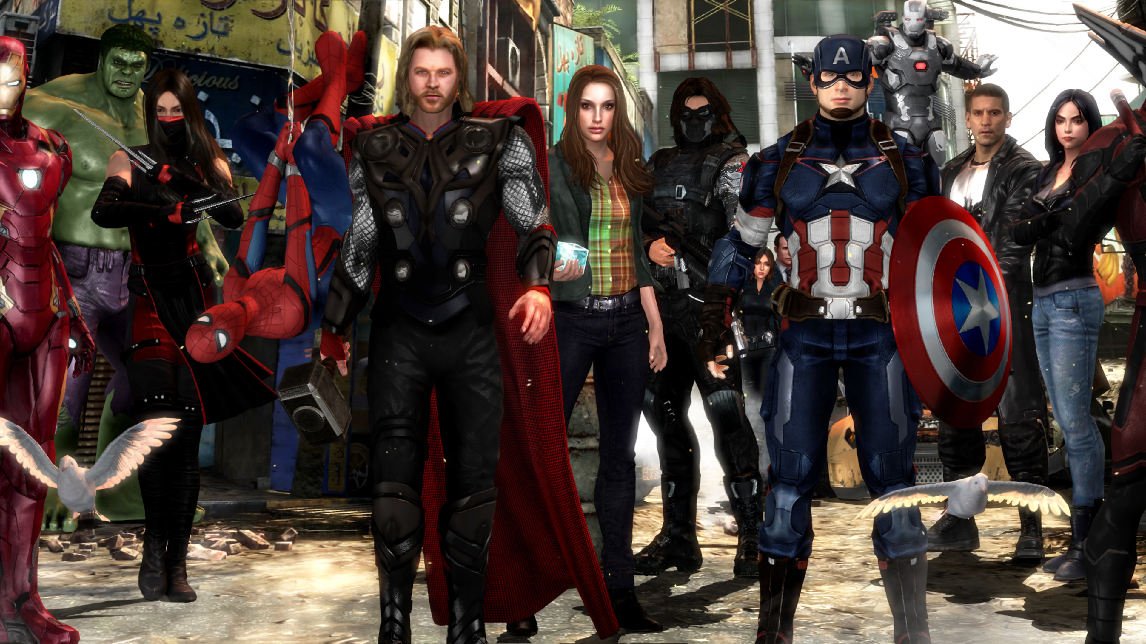 Wallpaper Captain America Iron Man Marvel Cinematic Universe Black  Panther pc Game Background  Download Free Image