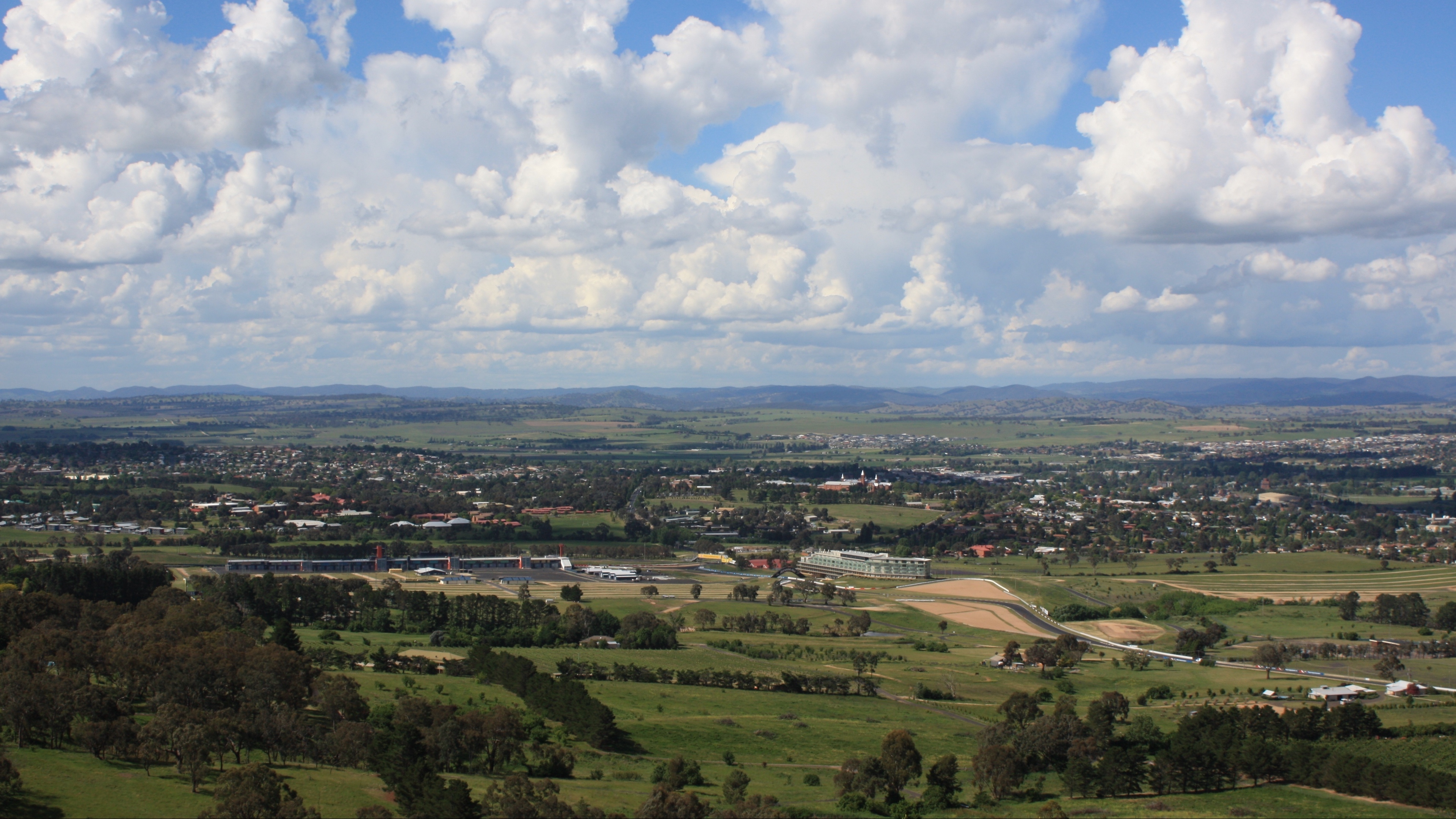 bathurst city view from the top grass sky 4k 1538065426