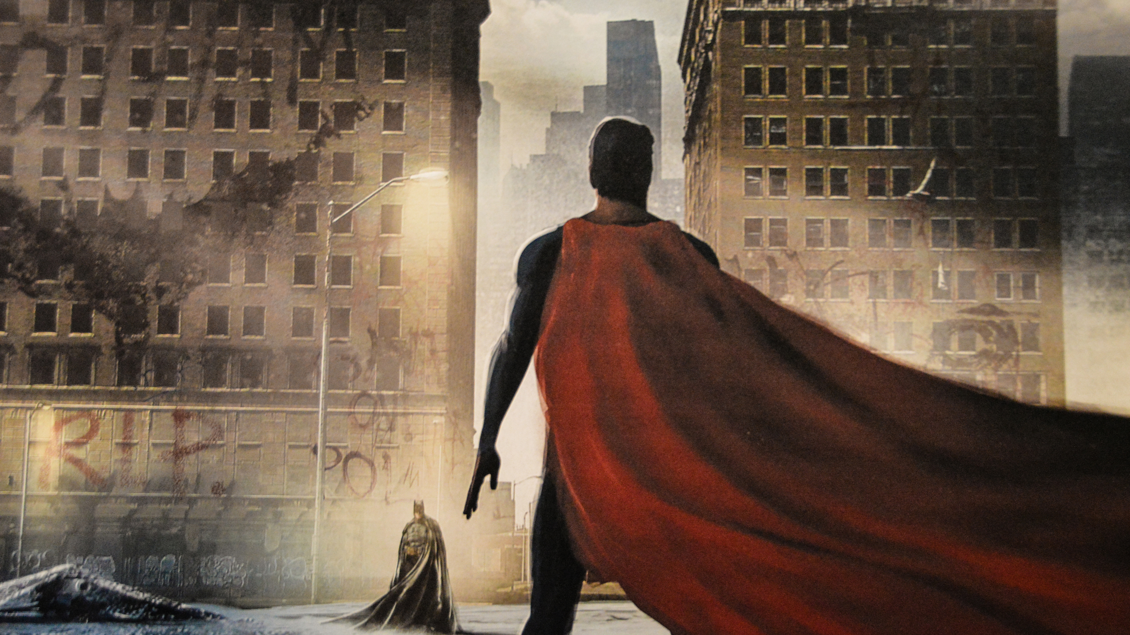 batman vs superman painting 5k 1537646042