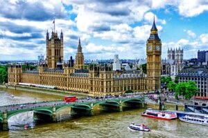 big ben london palace of westminster bridge river thames boats hdr 4k 1538066721