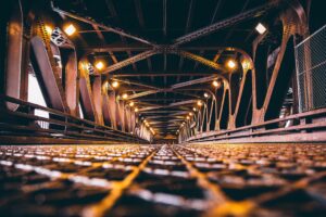 bridge backlight chicago construction 4k 1538067574