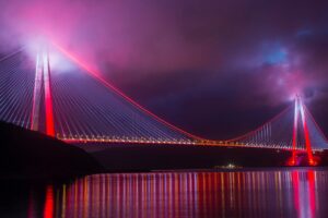 bridge night city lighting design turkey 4k 1538068763