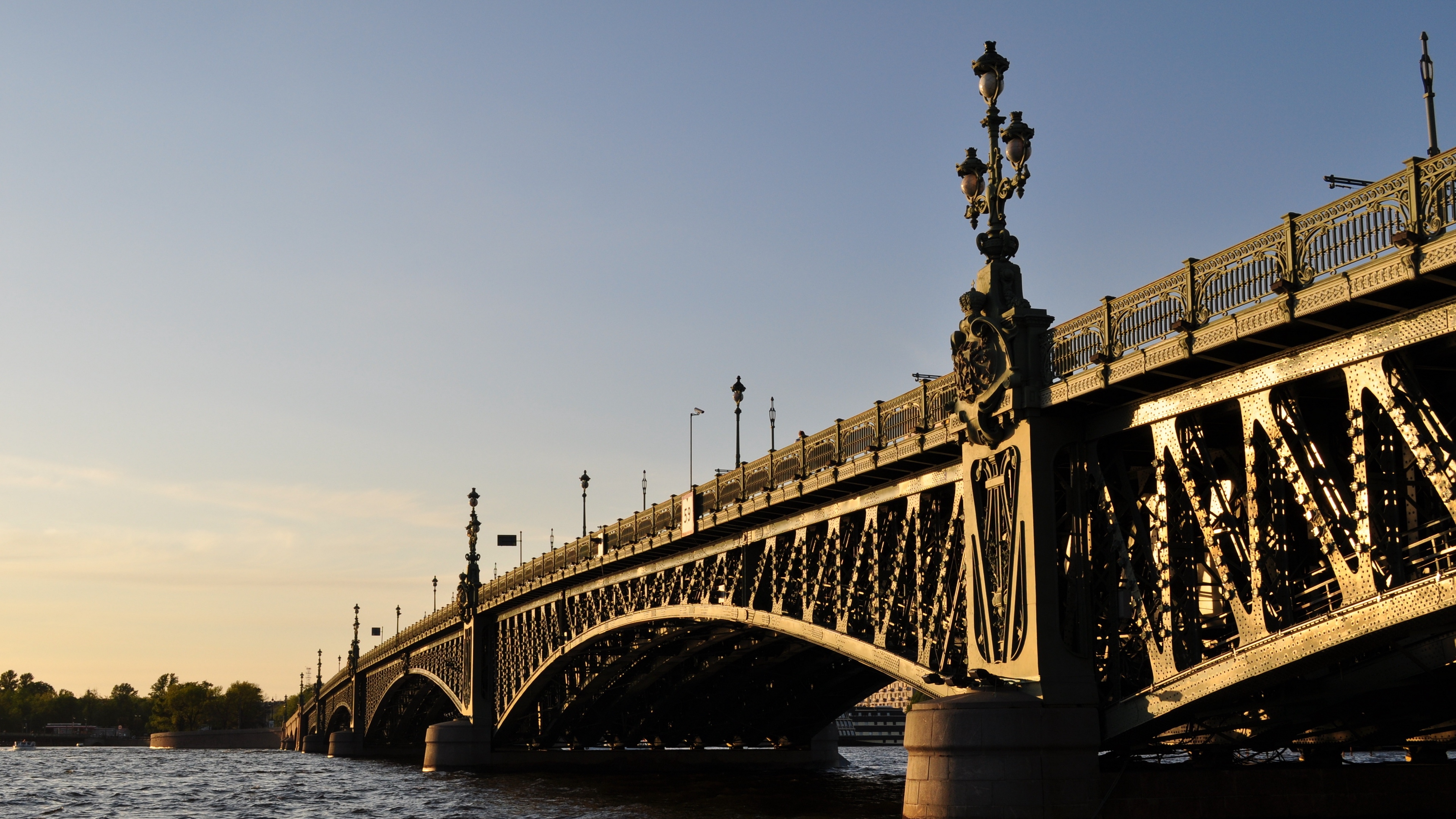 bridge river st petersburg 4k 1538064948