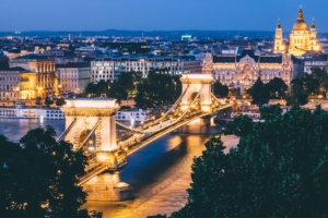 budapest hungary bridge night city 4k 1538065548