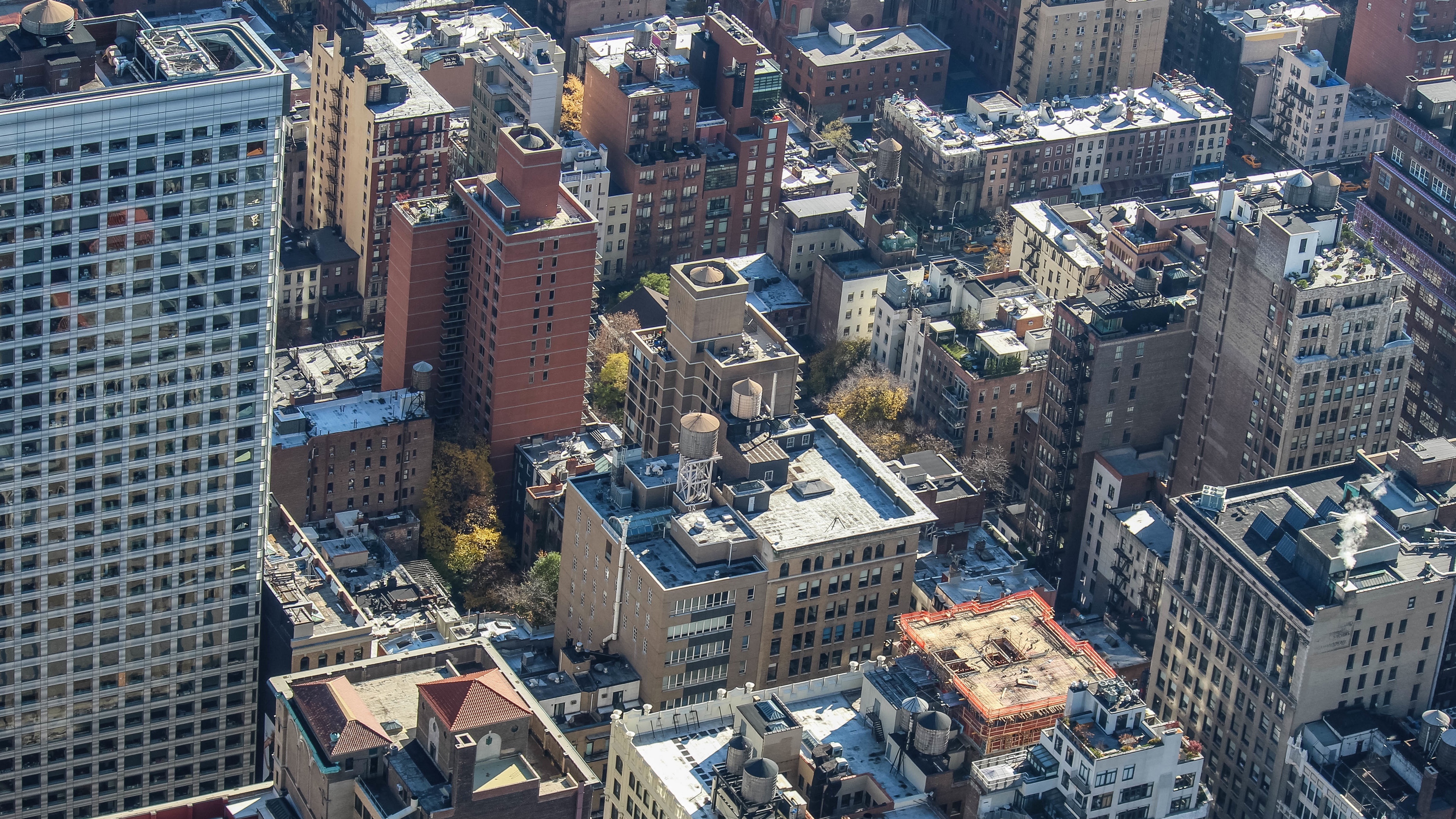 building city skyscrapers top view 4k 1538067252