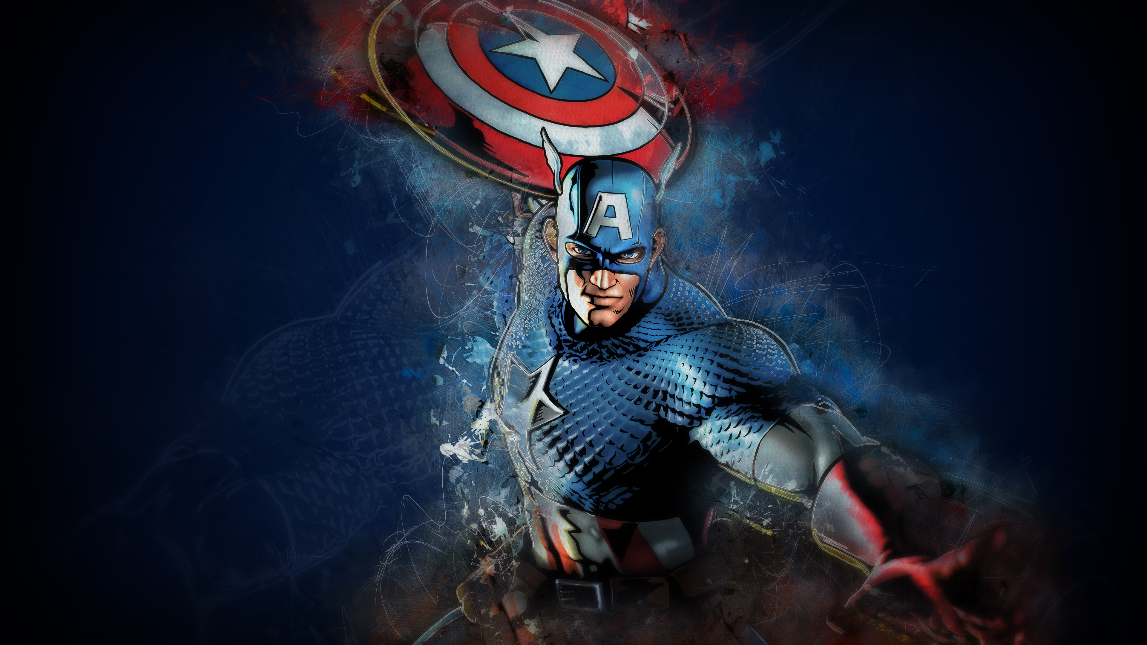 captain america artwork 4k 1536521926