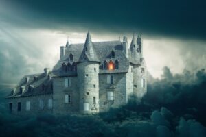 castle clouds gloomy mystical 4k 1536098164