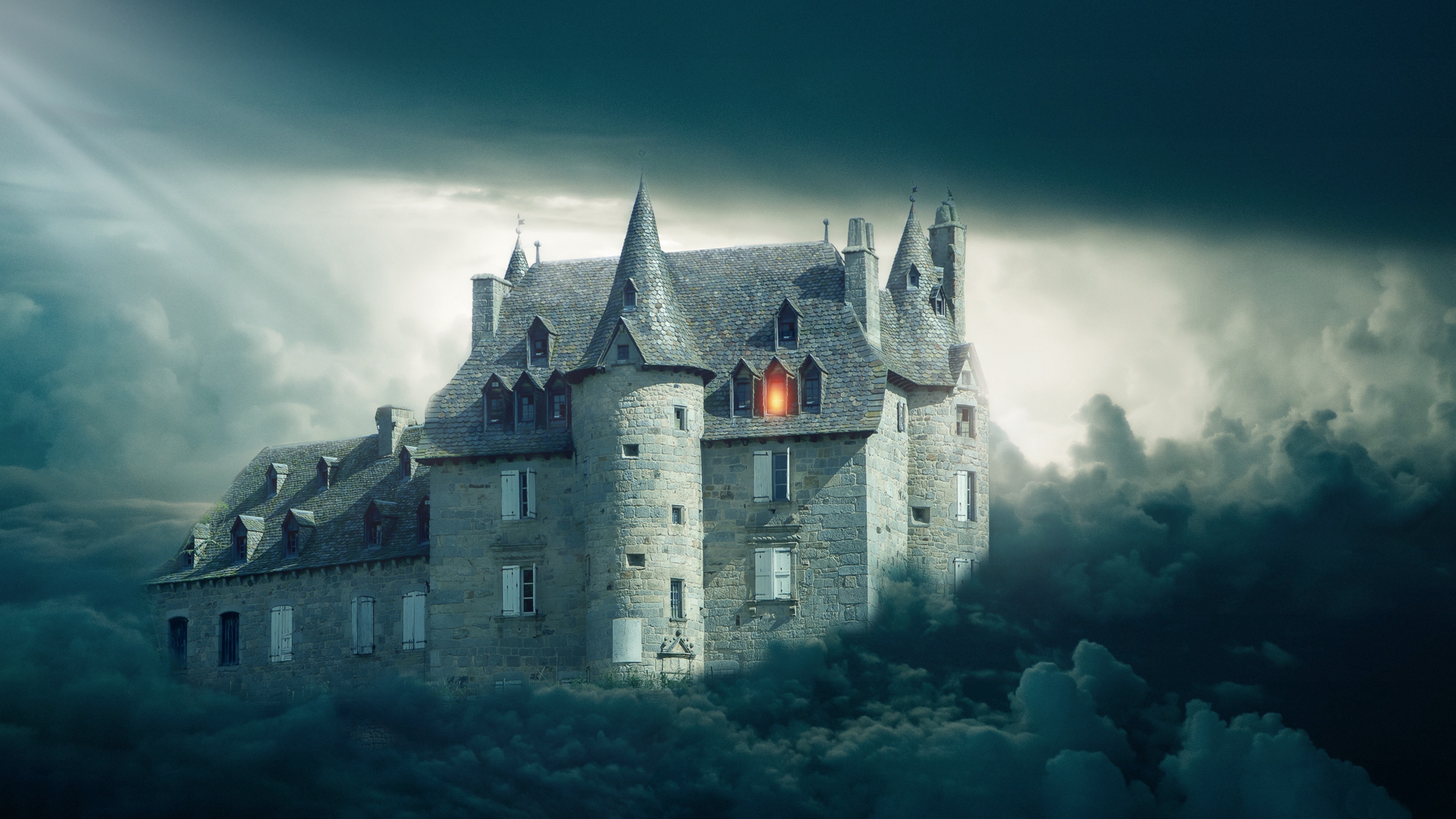 castle clouds gloomy mystical 4k 1536098164