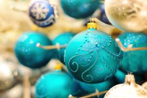 christmas decorations christmas new year balls patterns 4k 1538344552