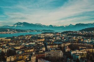 city overview mountains buildings lucerne switzerland 4k 1538066949