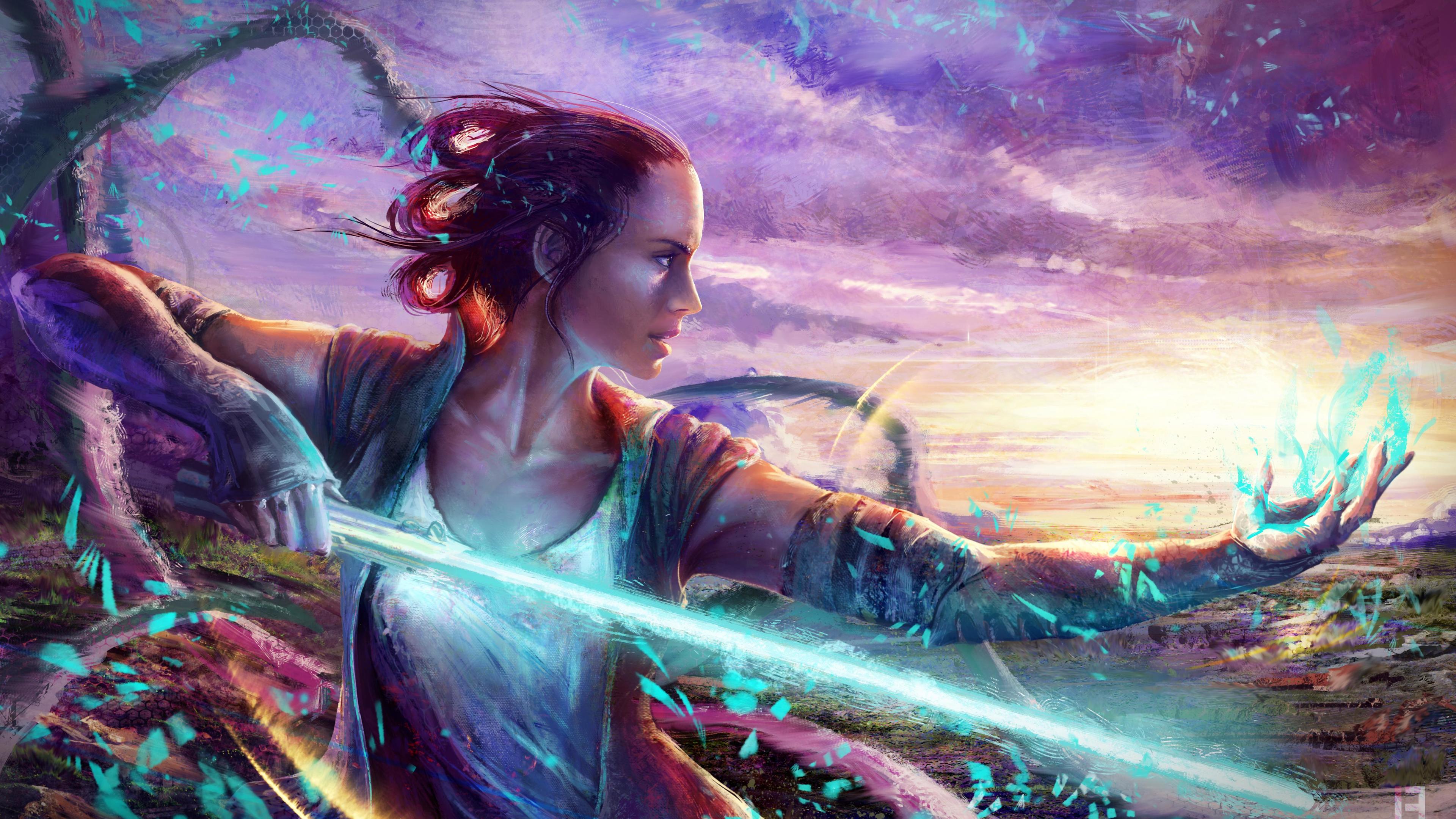 daisy ridley artwork 4k 1536944594