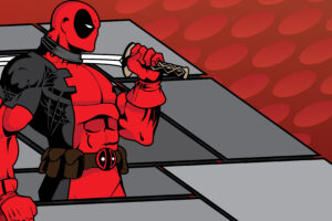 deadpool minimalist background 1536521837