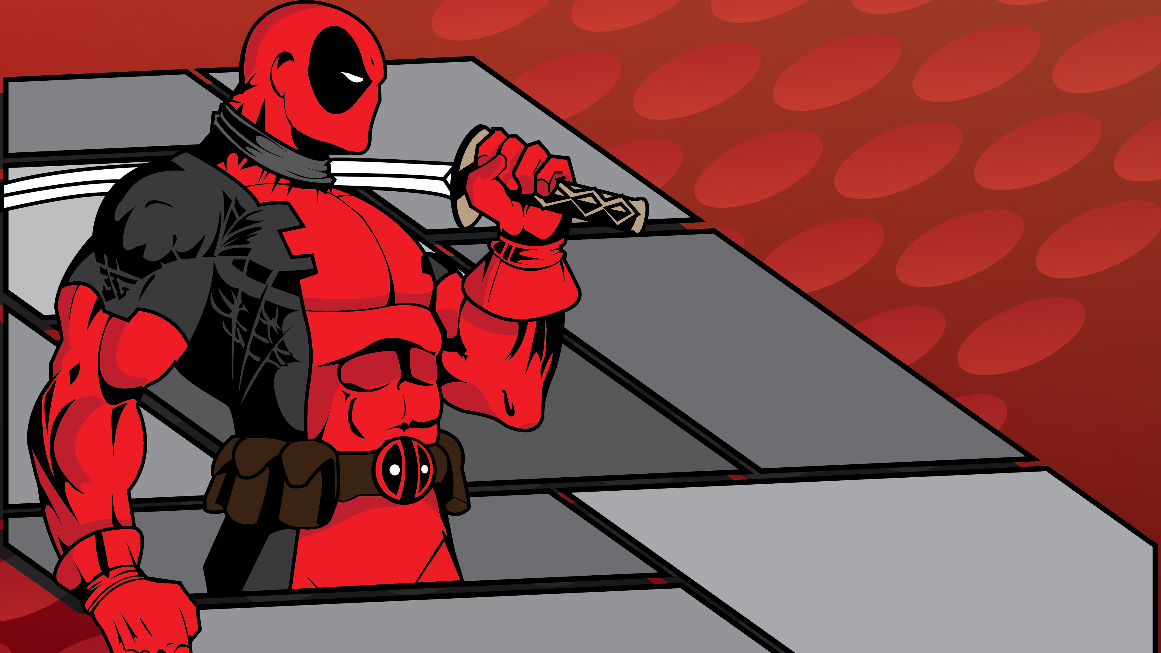 deadpool minimalist background 1536521837