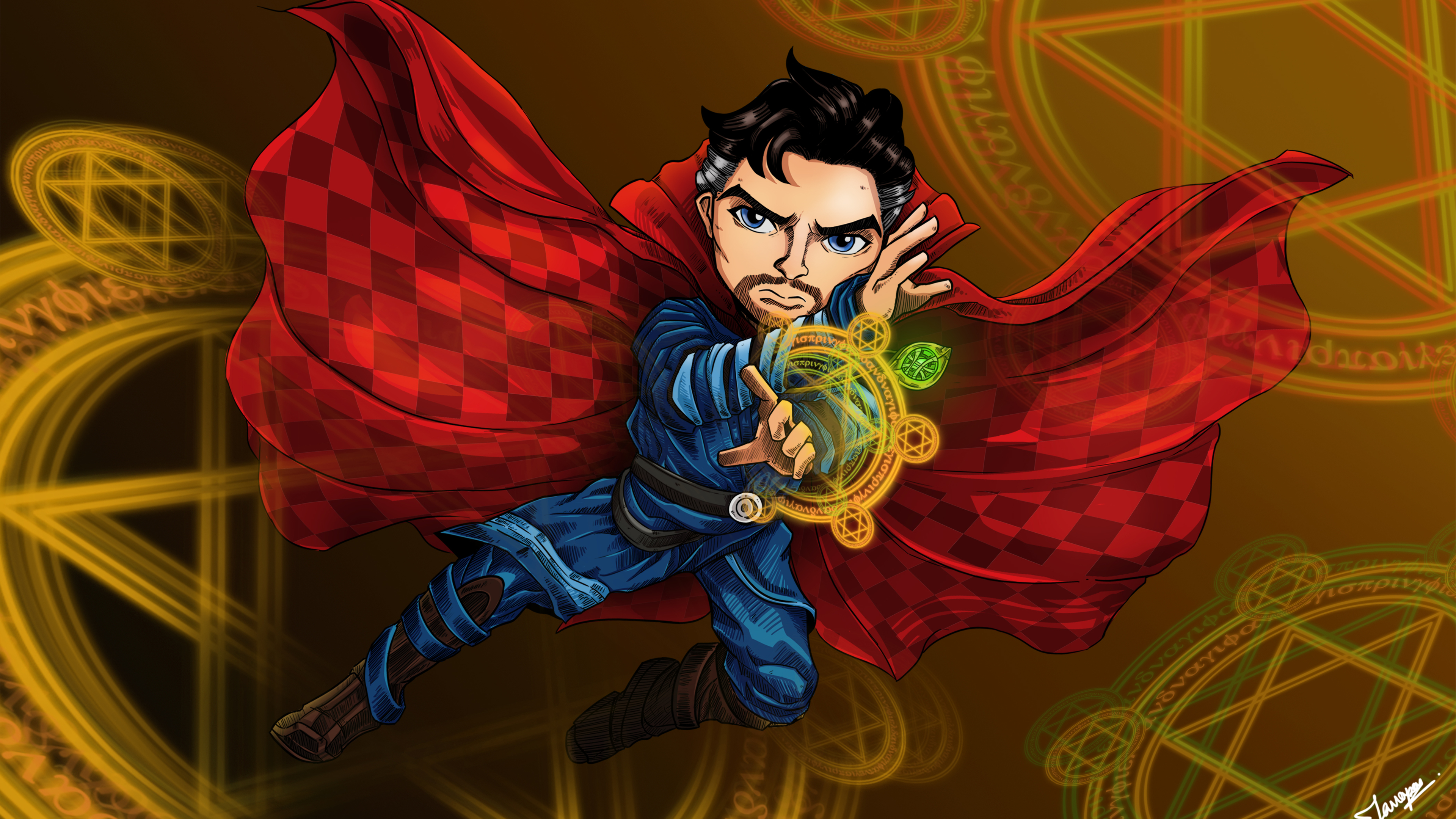 doctor strange fan artwork 4k 1536521553