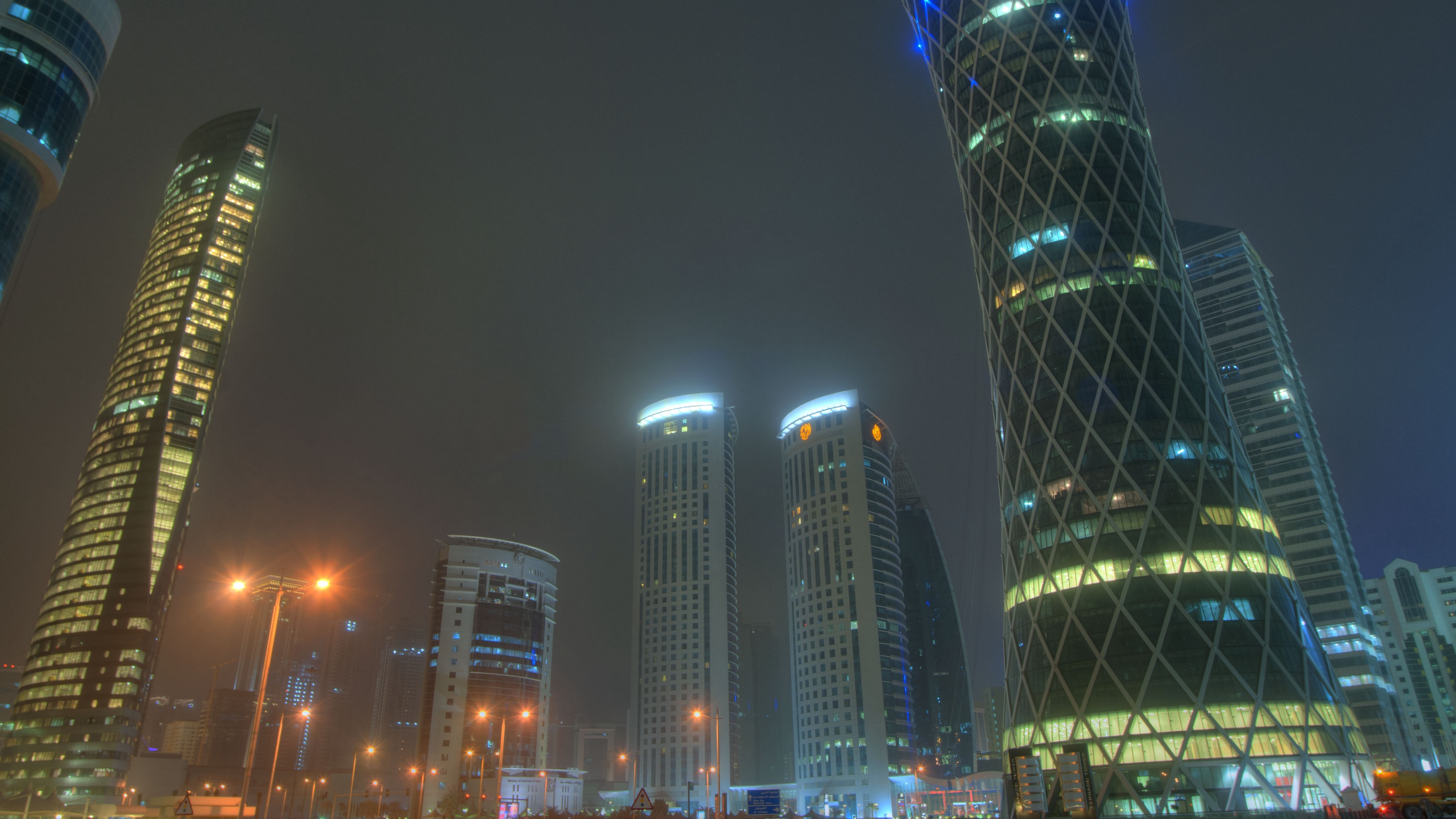 doha qatar uae skyscrapers 4k 1538064962